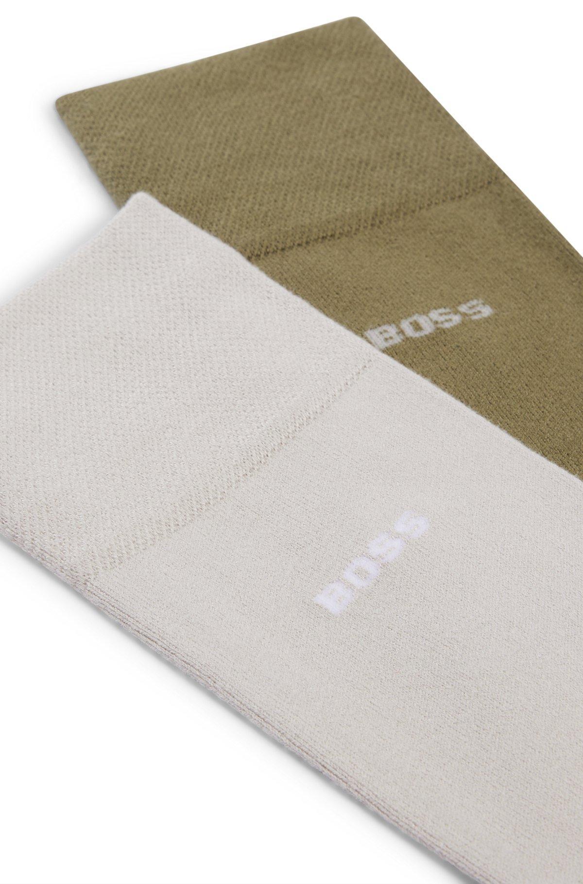 Two-pack of regular-length socks in soft viscose bamboo Product Image