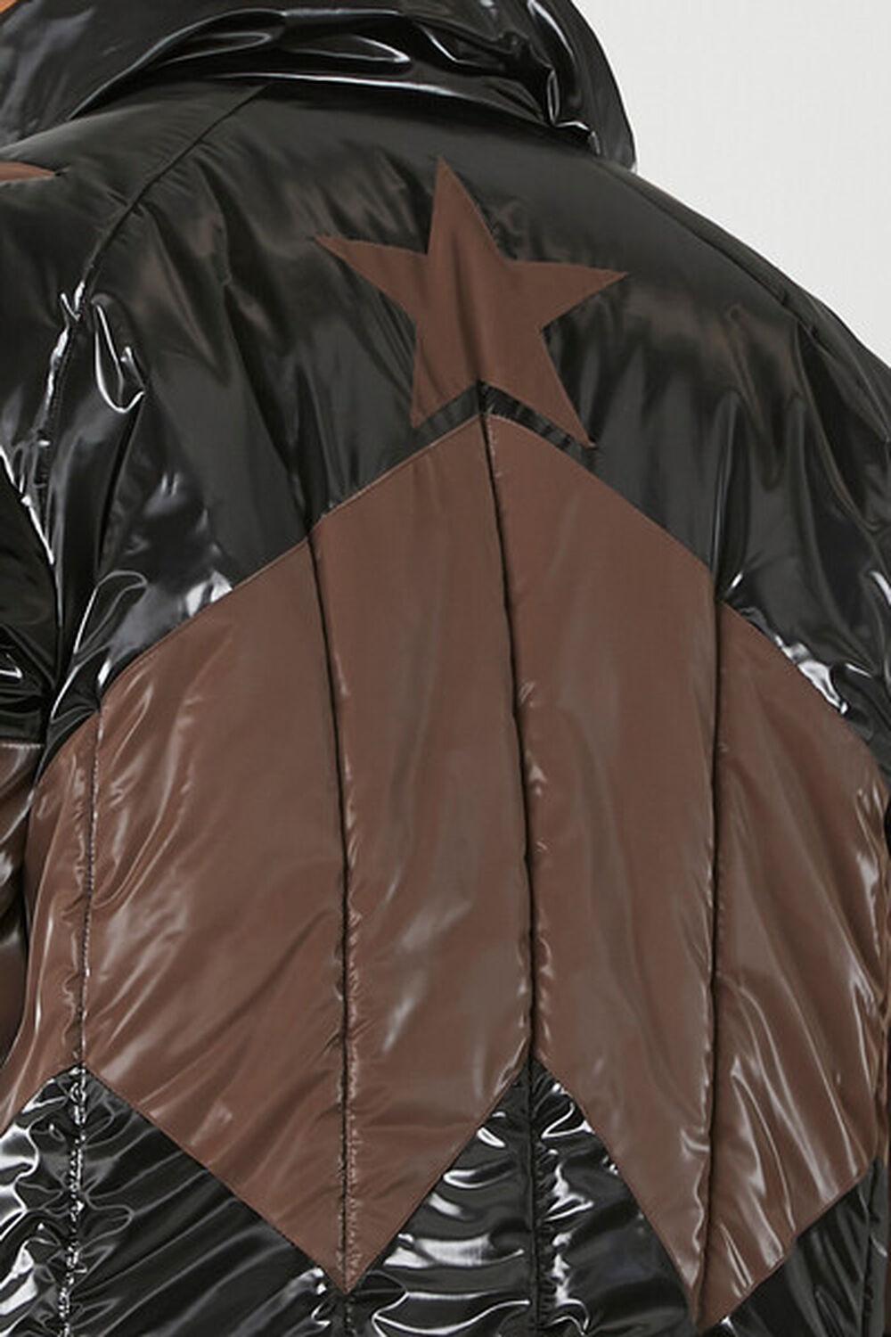 Faux Patent Leather Puffer Jacket | Forever 21 Product Image