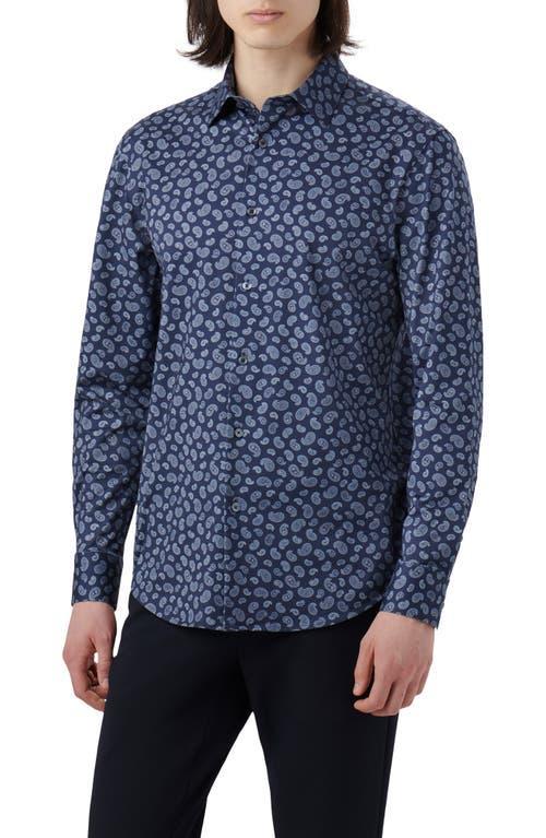 Mens James Paisley-Print OoohCotton Sport Shirt Product Image