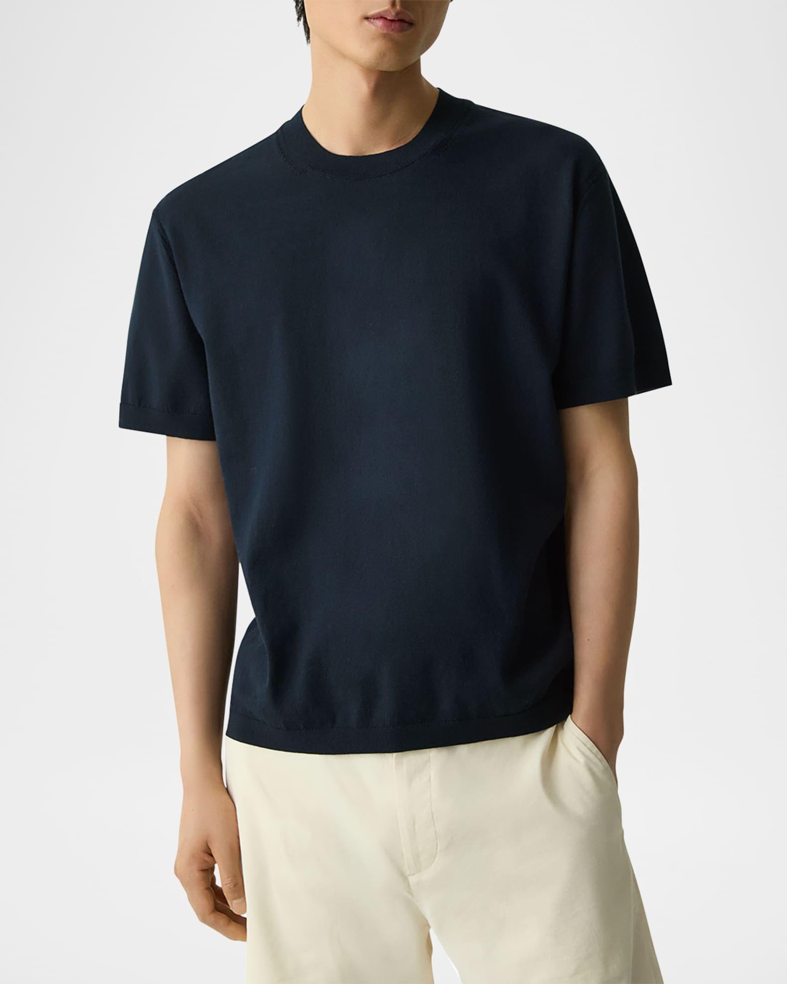 Men's Relaxed Short-Sleeve Crewneck Sweater Product Image
