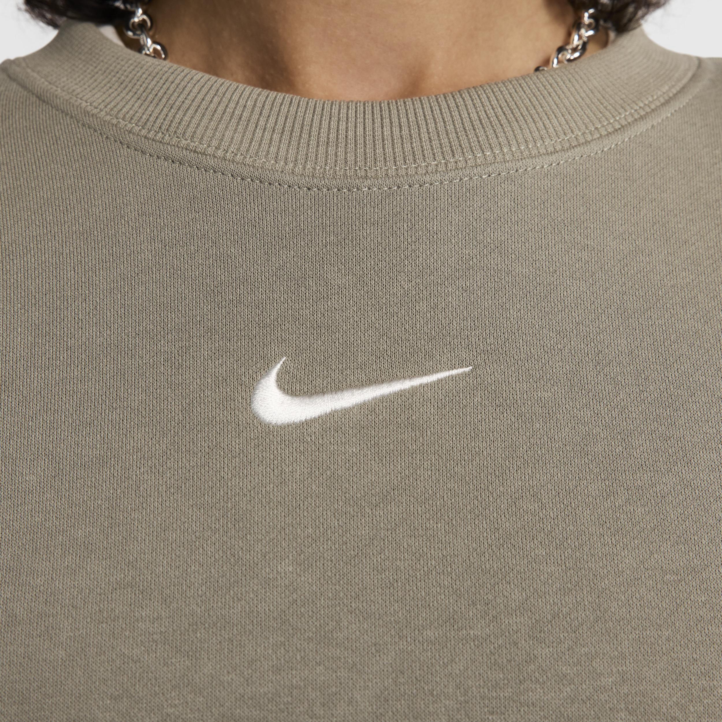 Womens Nike Sportswear Phoenix Fleece Oversized Crewneck Sweatshirt Product Image