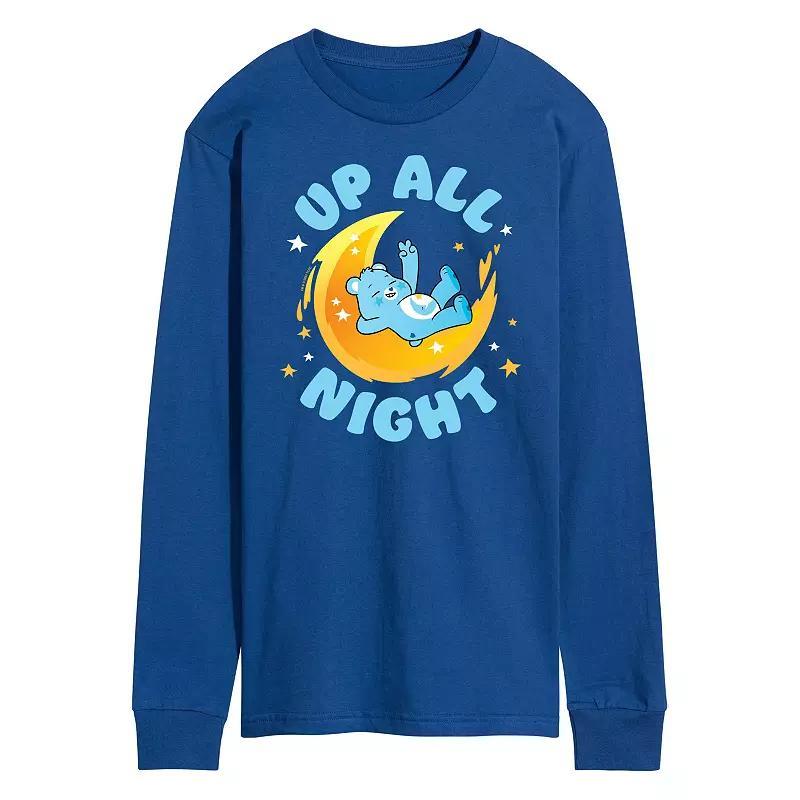 Men's Care Bears Unlock The Magic Up All Night Long Sleeve Graphic Tee,  Product Image
