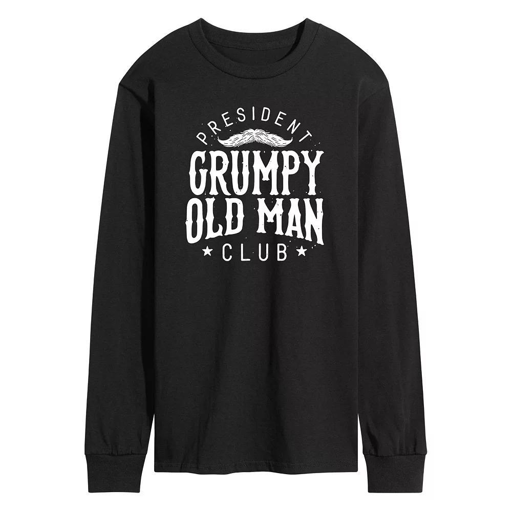 Men's Grumpy Old Man Tee, Size: Large, Black Product Image