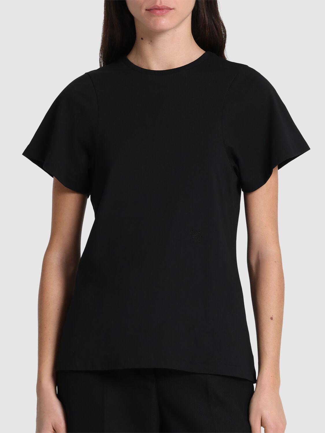 Merino Wool Crew Neck T-Shirt | Rustic Red Product Image