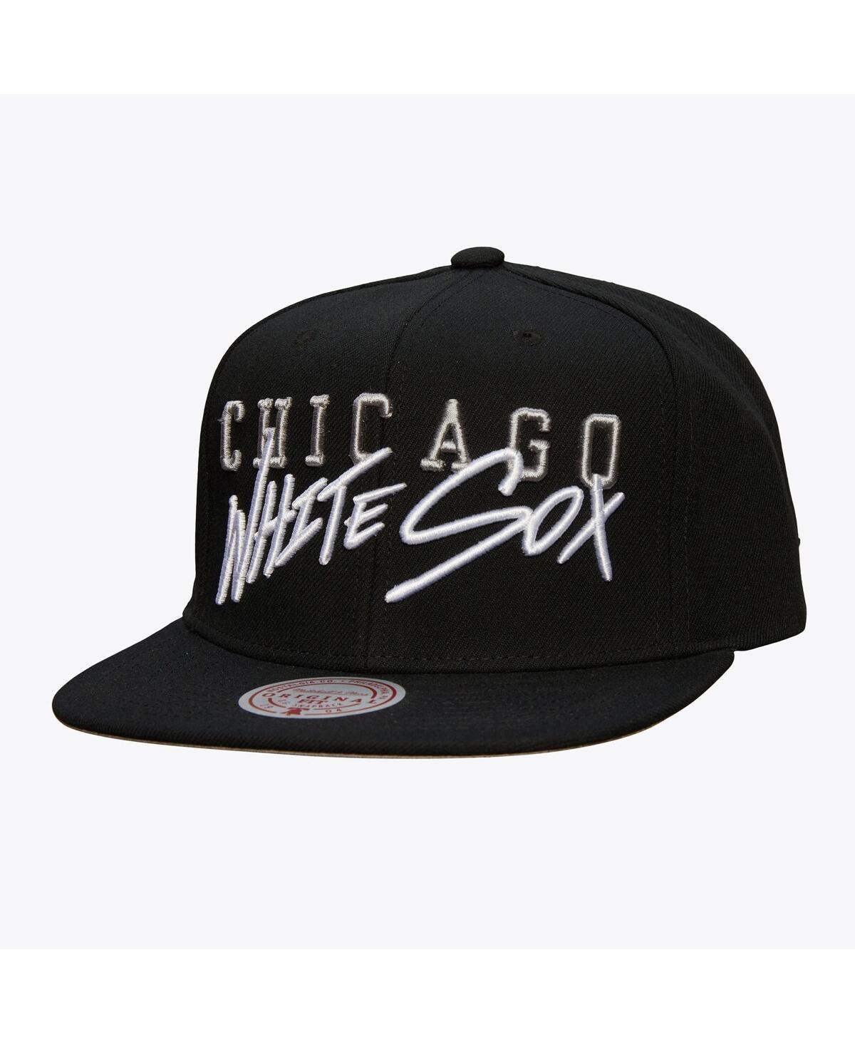 Mens Mitchell & Ness Chicago White Sox Team Tagged Snapback Hat Product Image