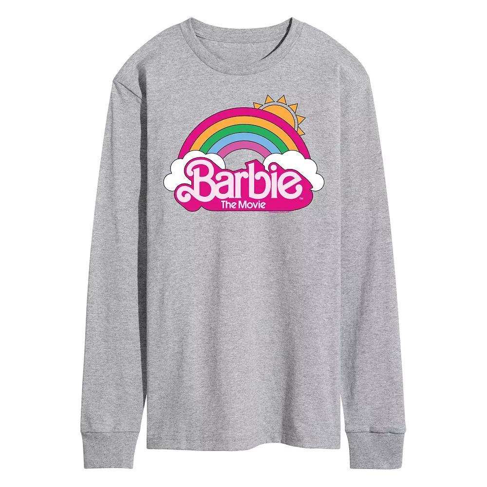Men's Barbie Theatrical Logo Long Sleeve Graphic Tee,  Product Image