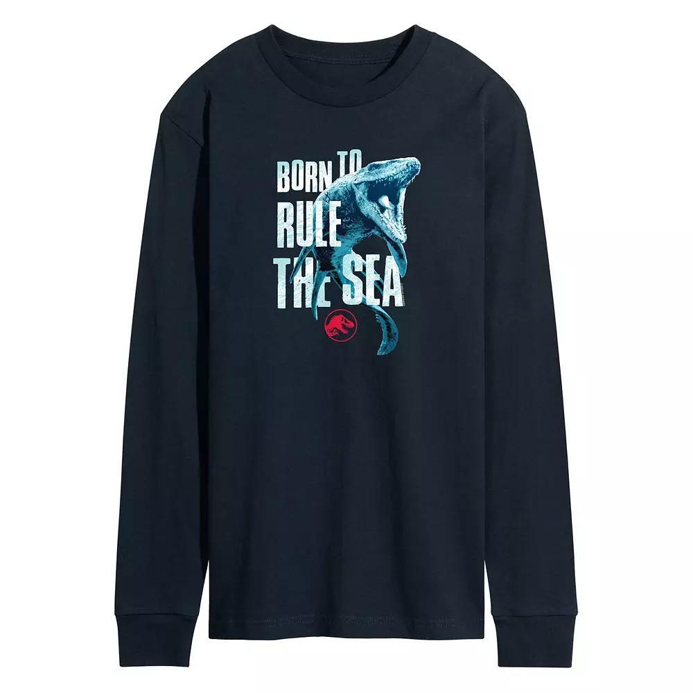 Men's Jurassic World Born To Rule The Sea Long Sleeve,  Product Image