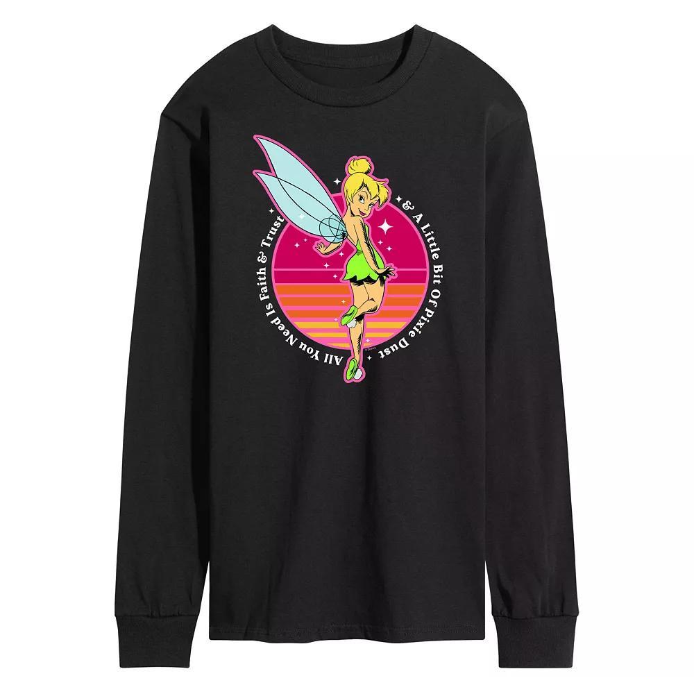 Disney's Peter Pan Men's Faith Trust Long Sleeve, Size: XXL, Black Product Image