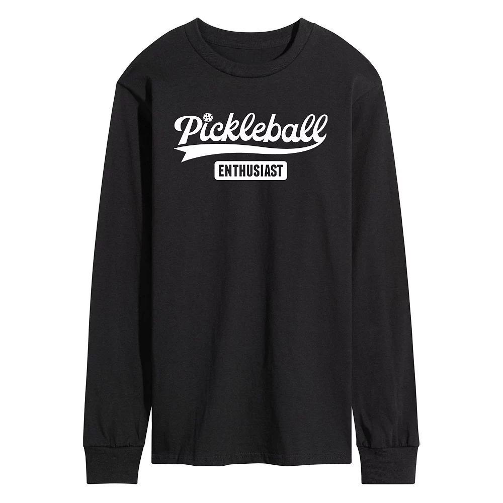 Men's Pickleball Enthusiast Tee, Size: XL, Black Product Image