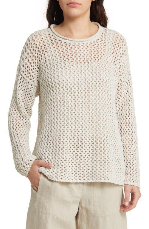 Eileen Fisher Crew Neck Pullover Women's Clothing Product Image