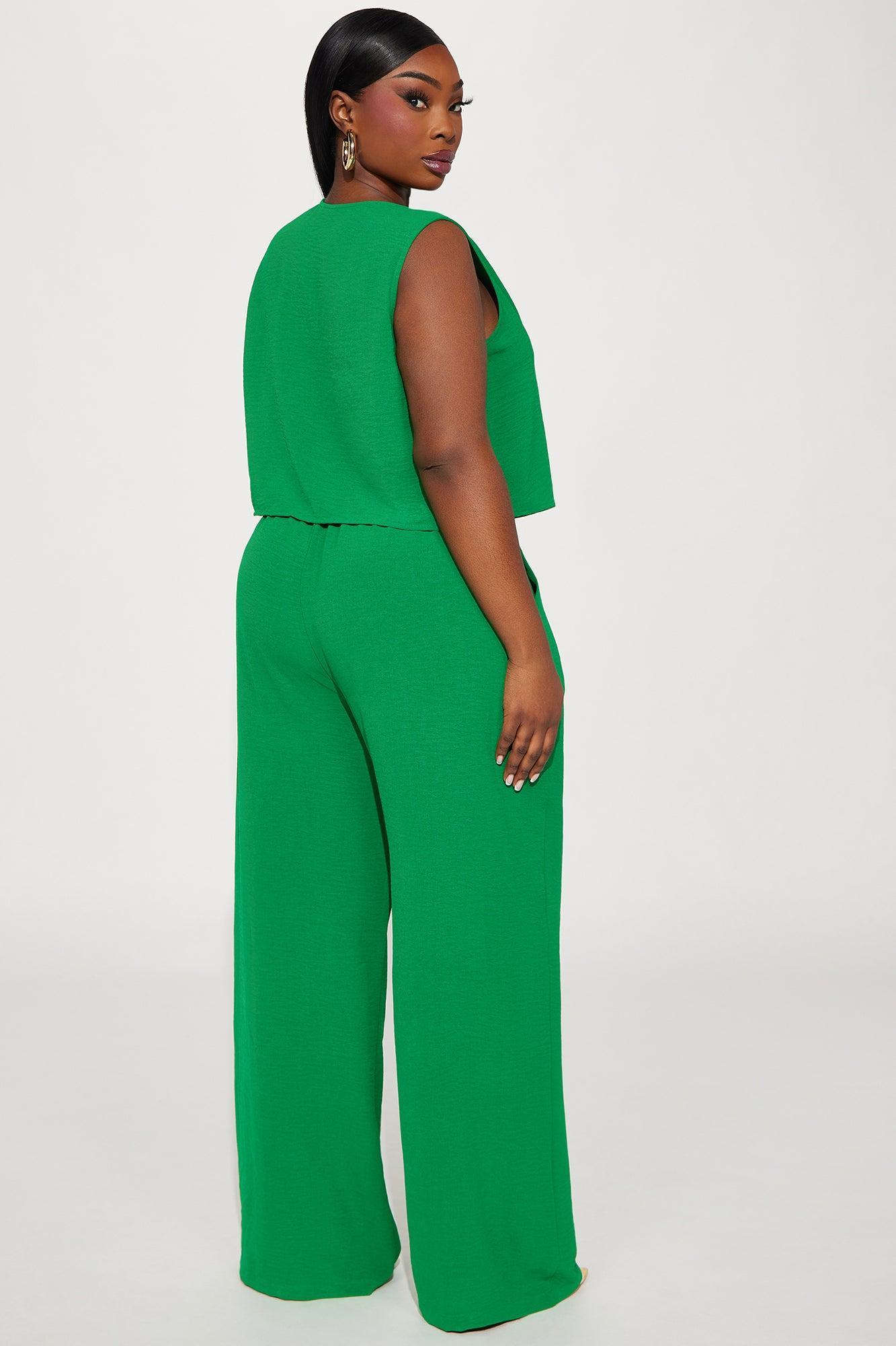 Good Memory Pant Set - Kelly Green Product Image