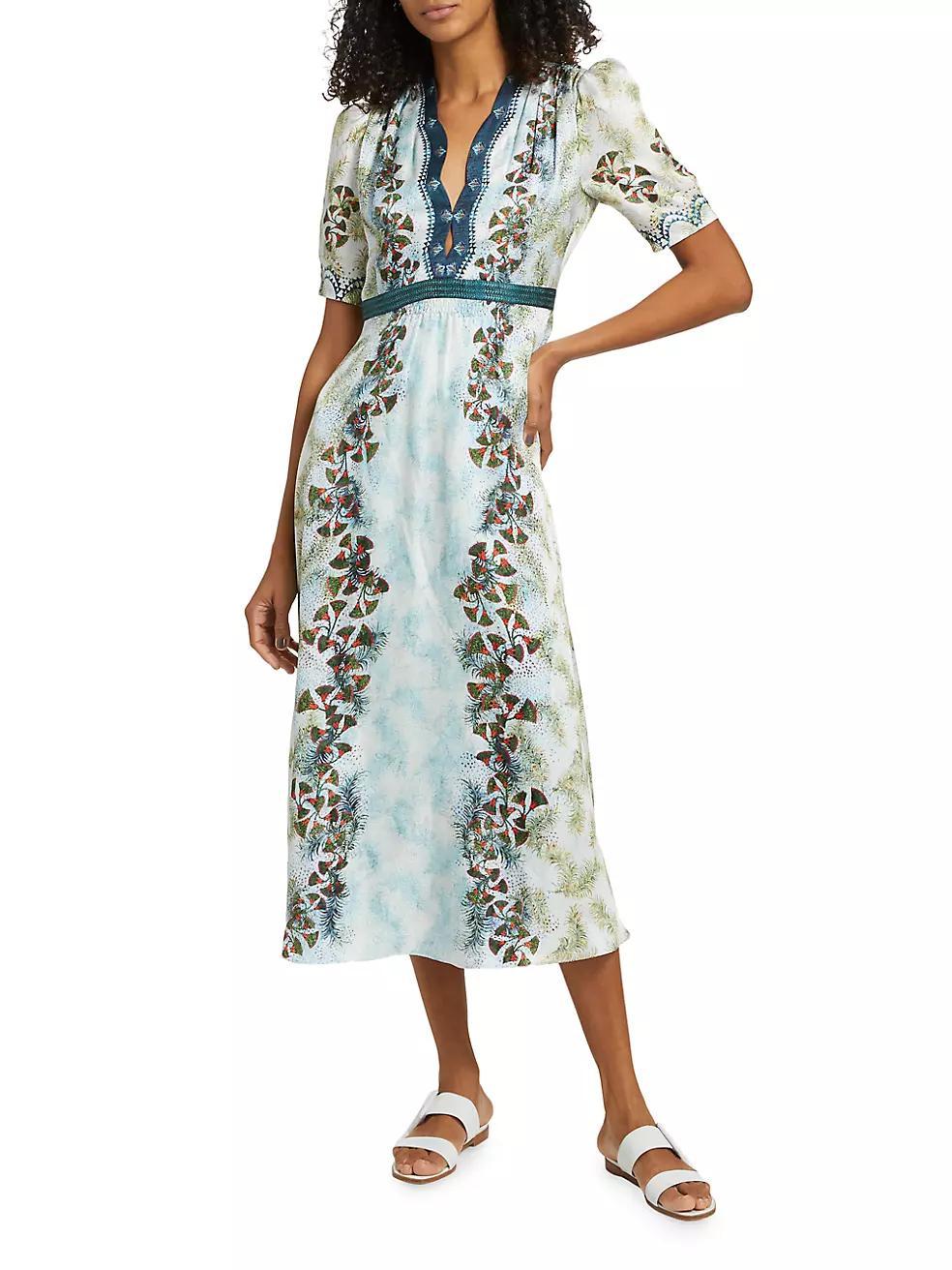 Tabitha Silk Mididress Product Image