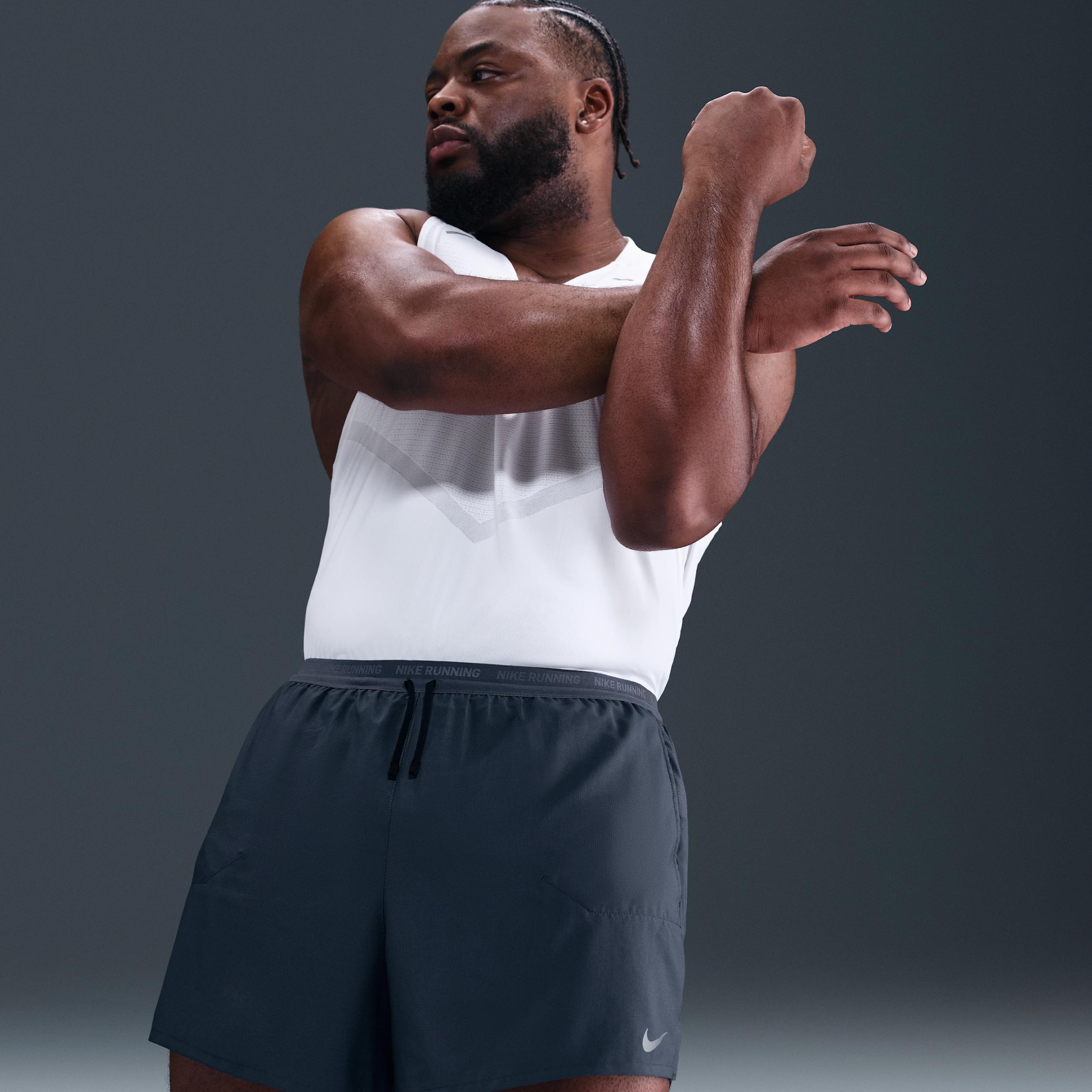 Nike Mens Stride Dri-FIT 5 2-in-1 Running Shorts | FN2992-437 Product Image