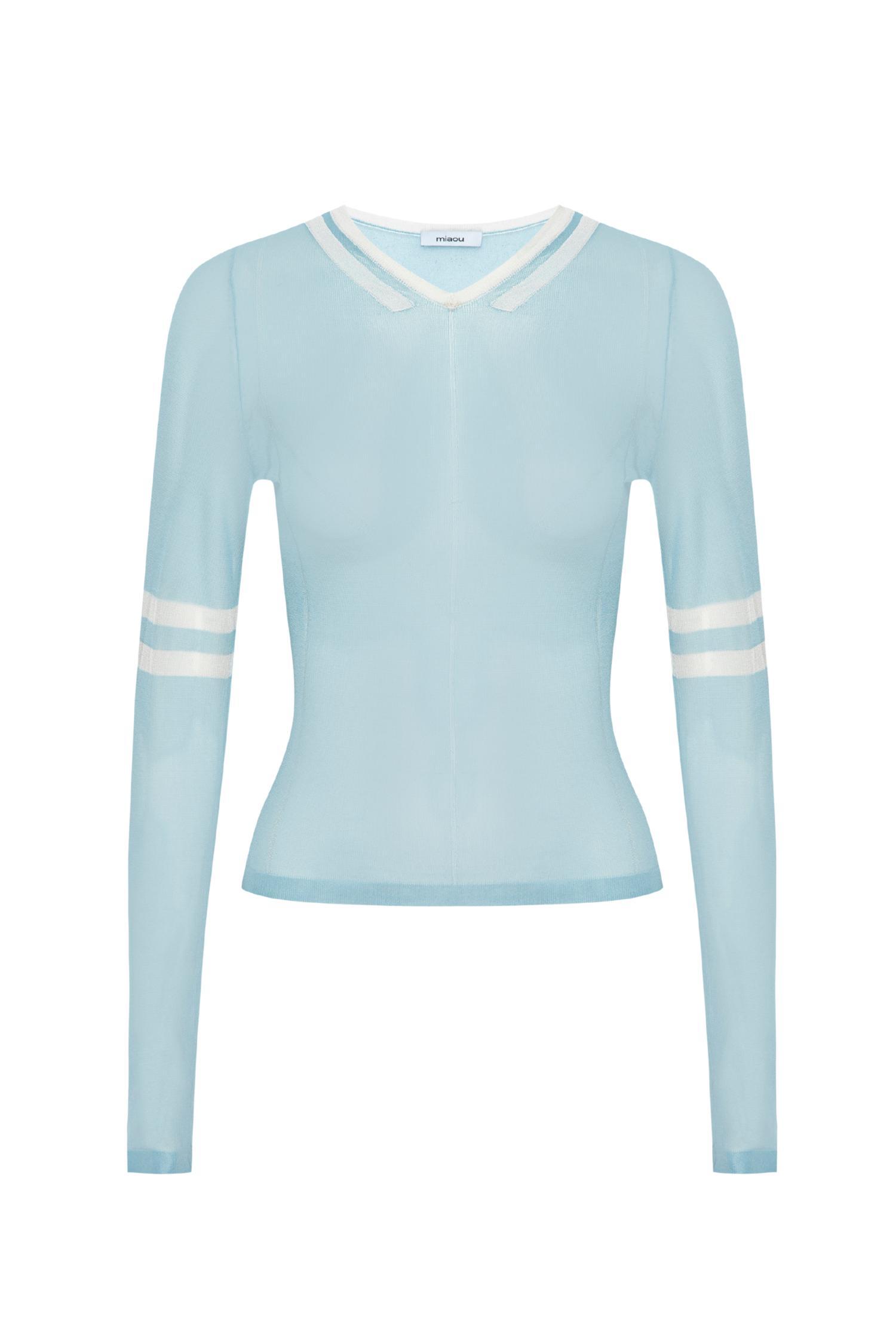MONICA TOP - PERIWINKLE Product Image