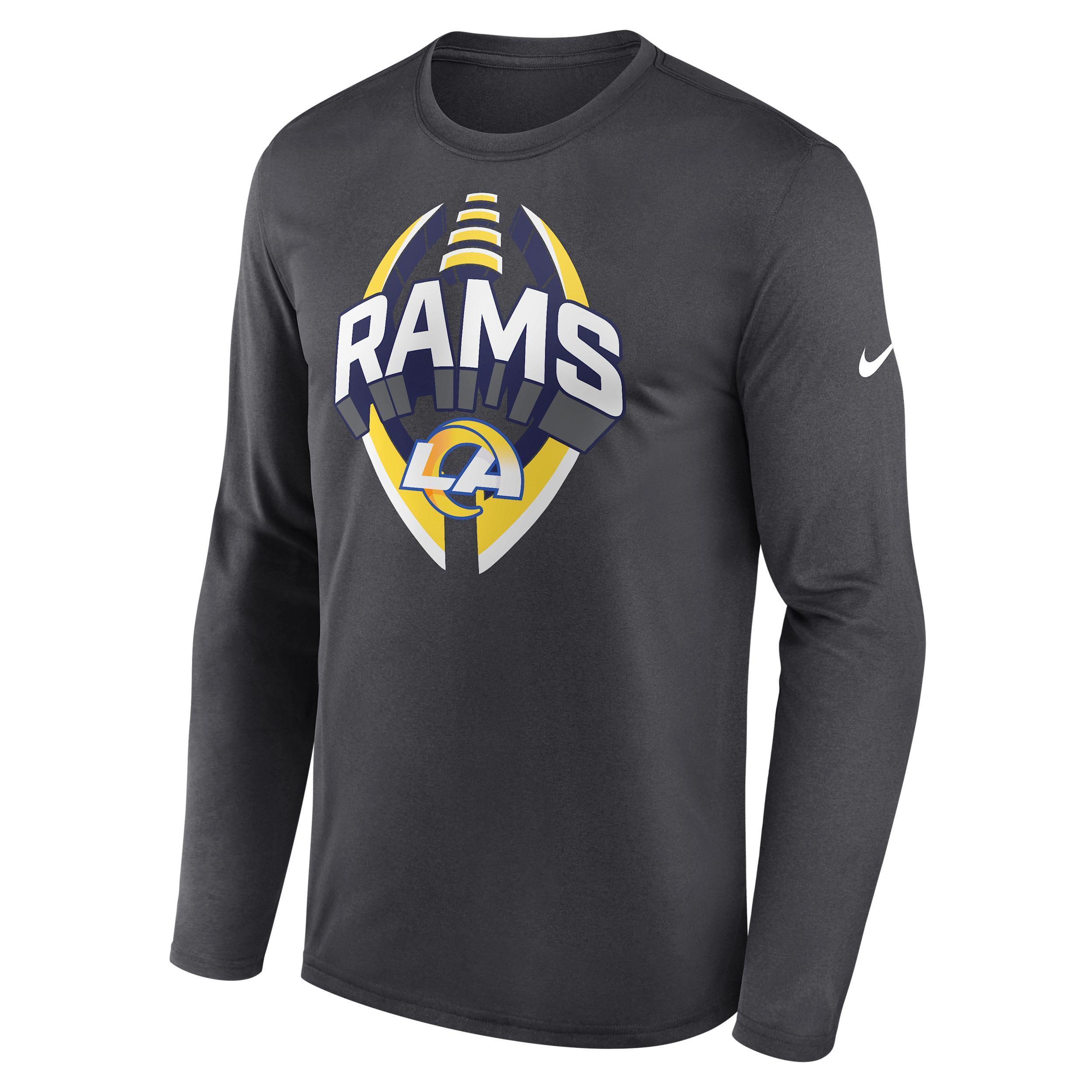 Los Angeles Rams Legend Icon Nike Mens Dri-FIT NFL Long-Sleeve T-Shirt | NKHT06F95-NCF Product Image