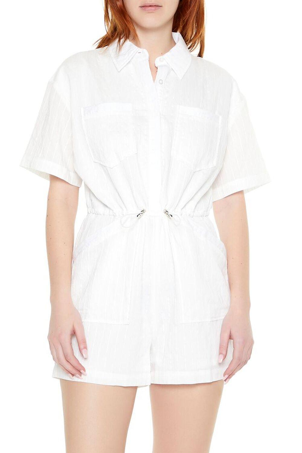 Toggle Drawstring Romper | Forever 21 Product Image