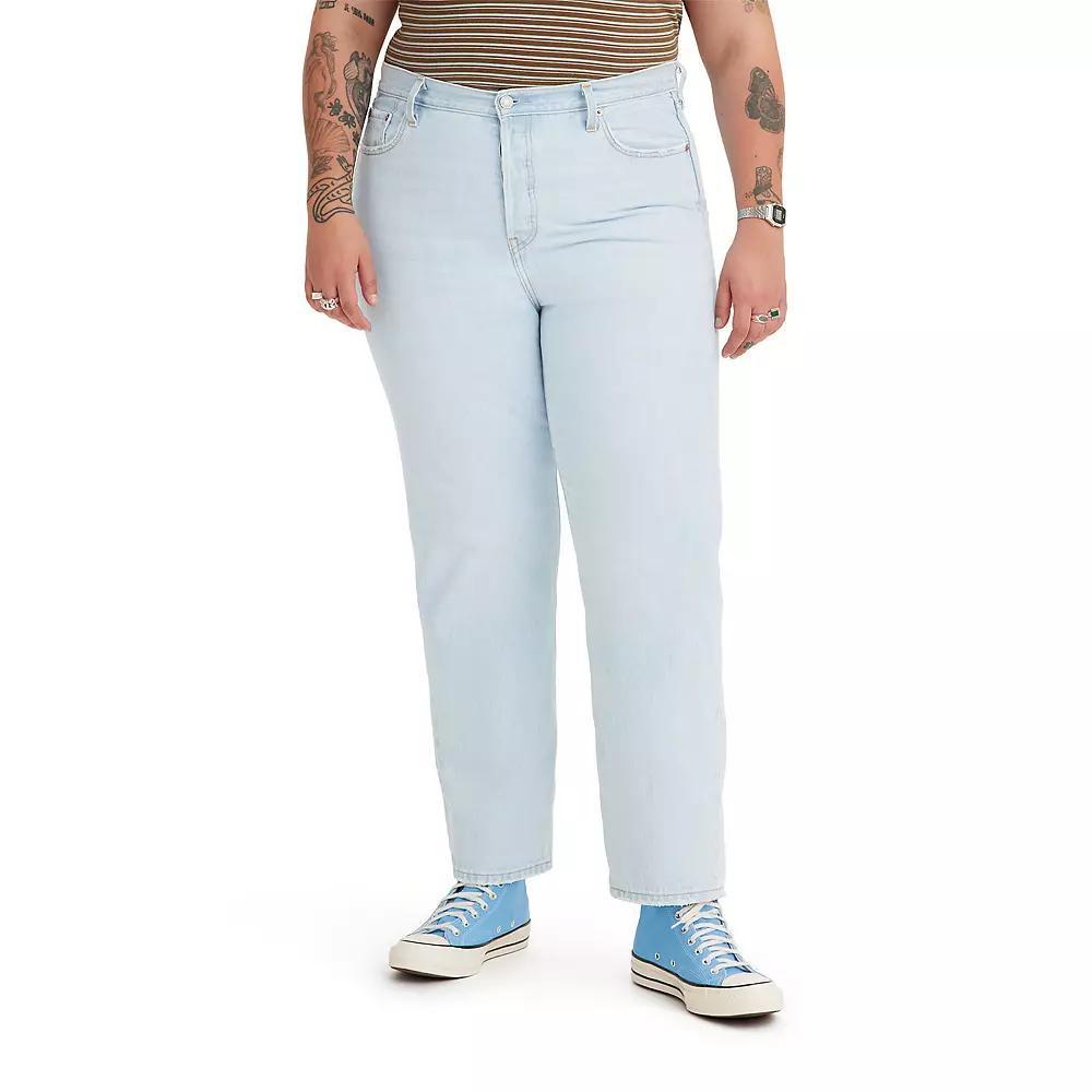Plus Size Levi's® 501™ High-Rise Straight Leg Jeans, Women's, Size: 25 - Regular, Ojai T3 Blue Product Image