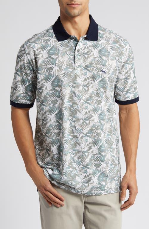 Mens Arundel Palm Leaf Cotton Polo Shirt Product Image