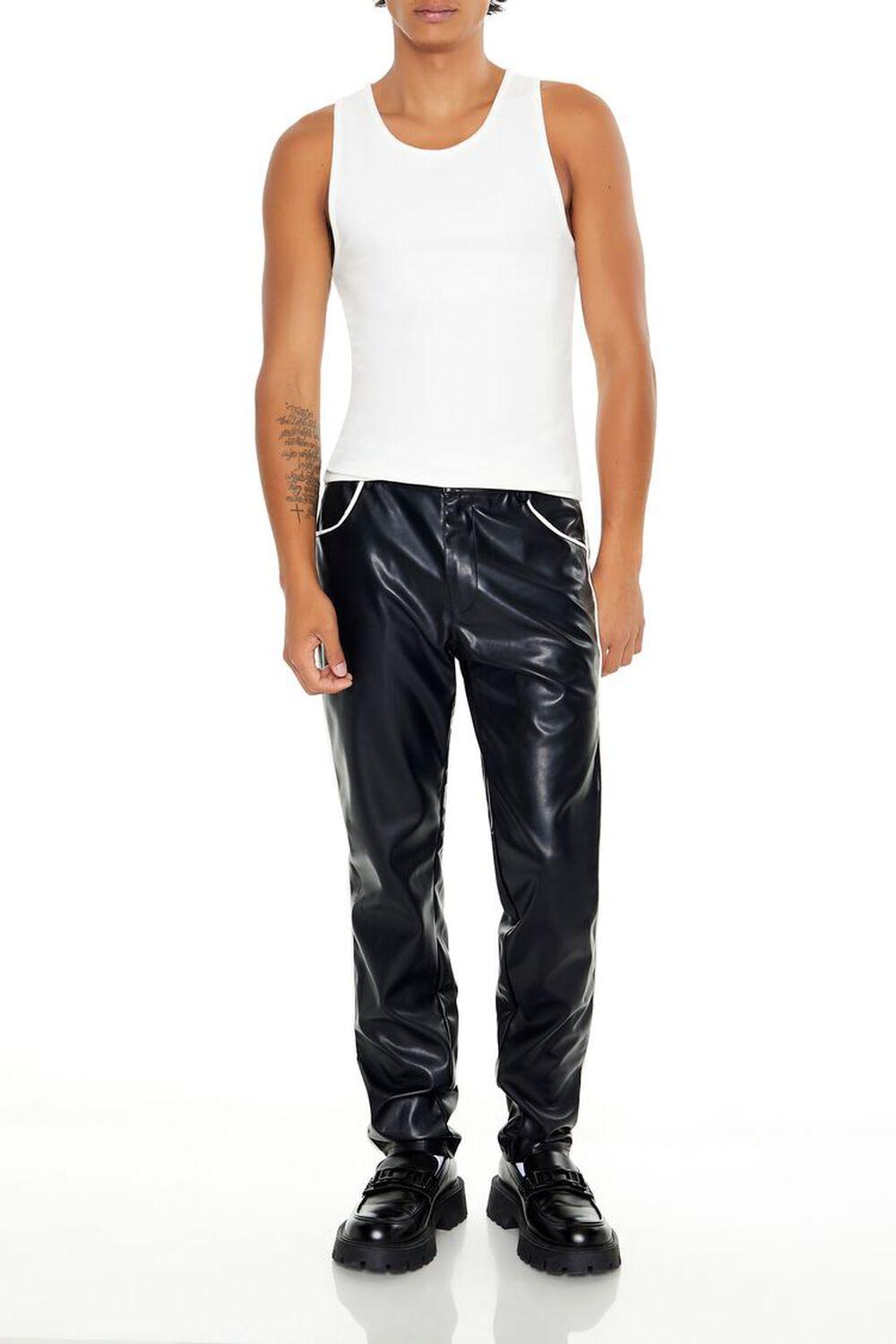 Slim-Fit Faux Leather Pants | Forever 21 Product Image