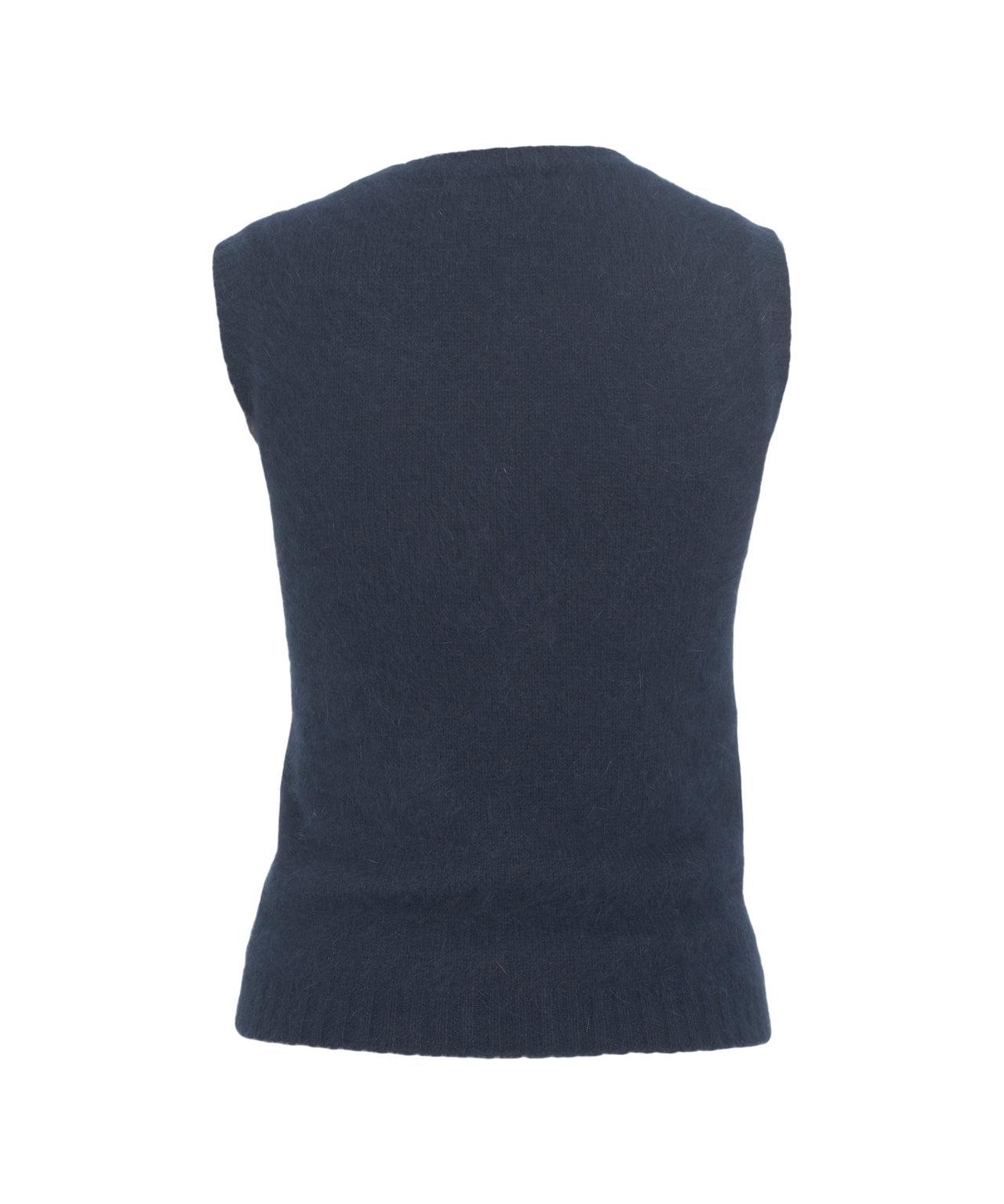 Wool blend knit top Product Image