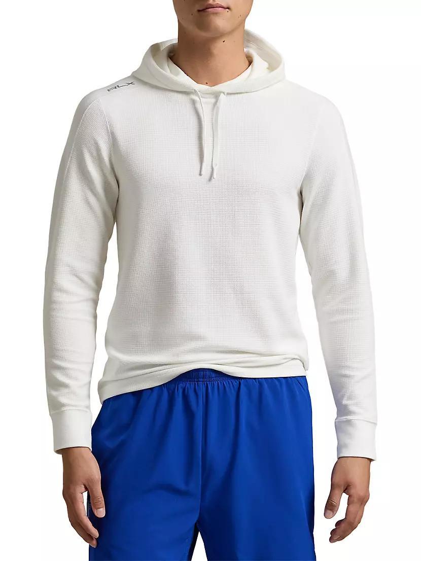 Tech Waffle-Knit Hoodie Product Image