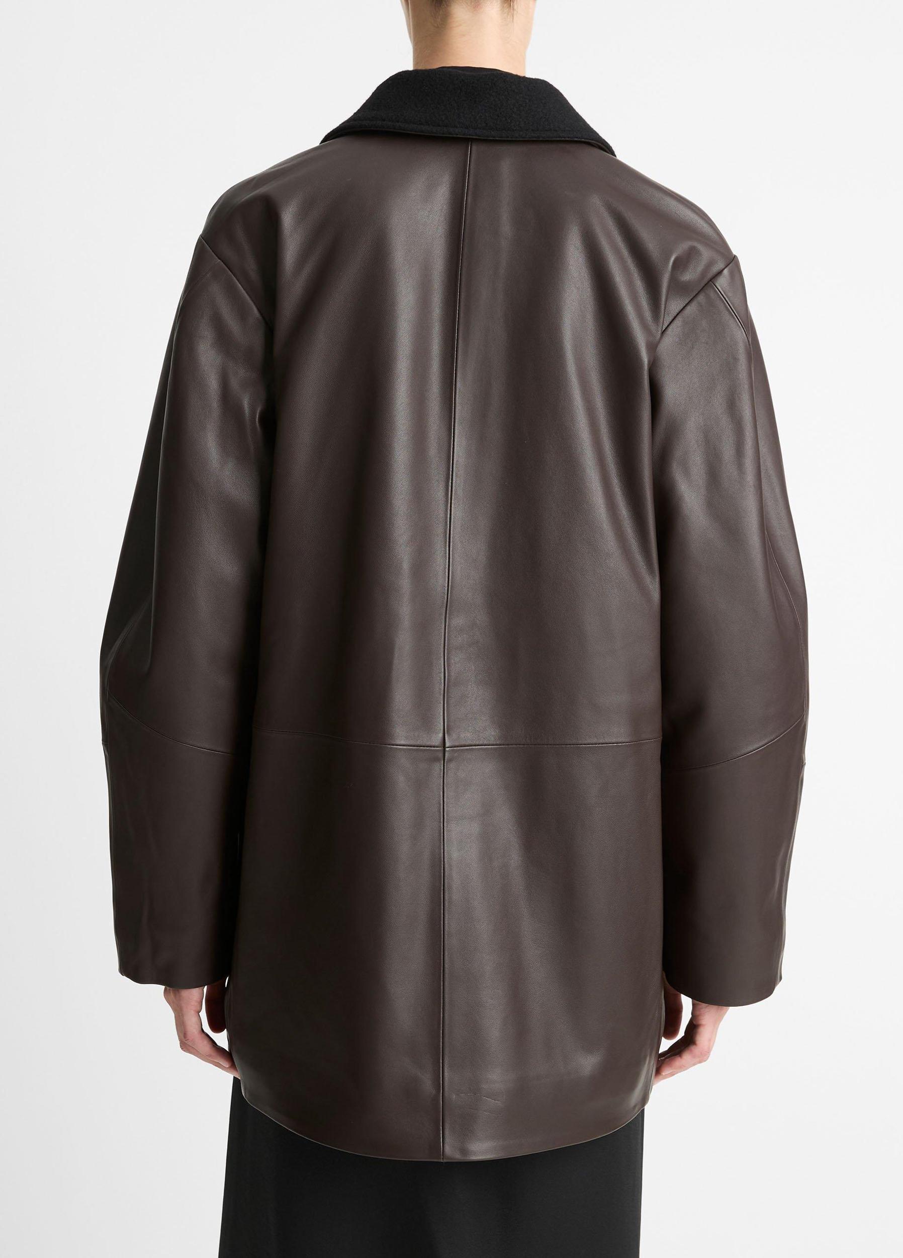 Leather Utility Jacket Product Image