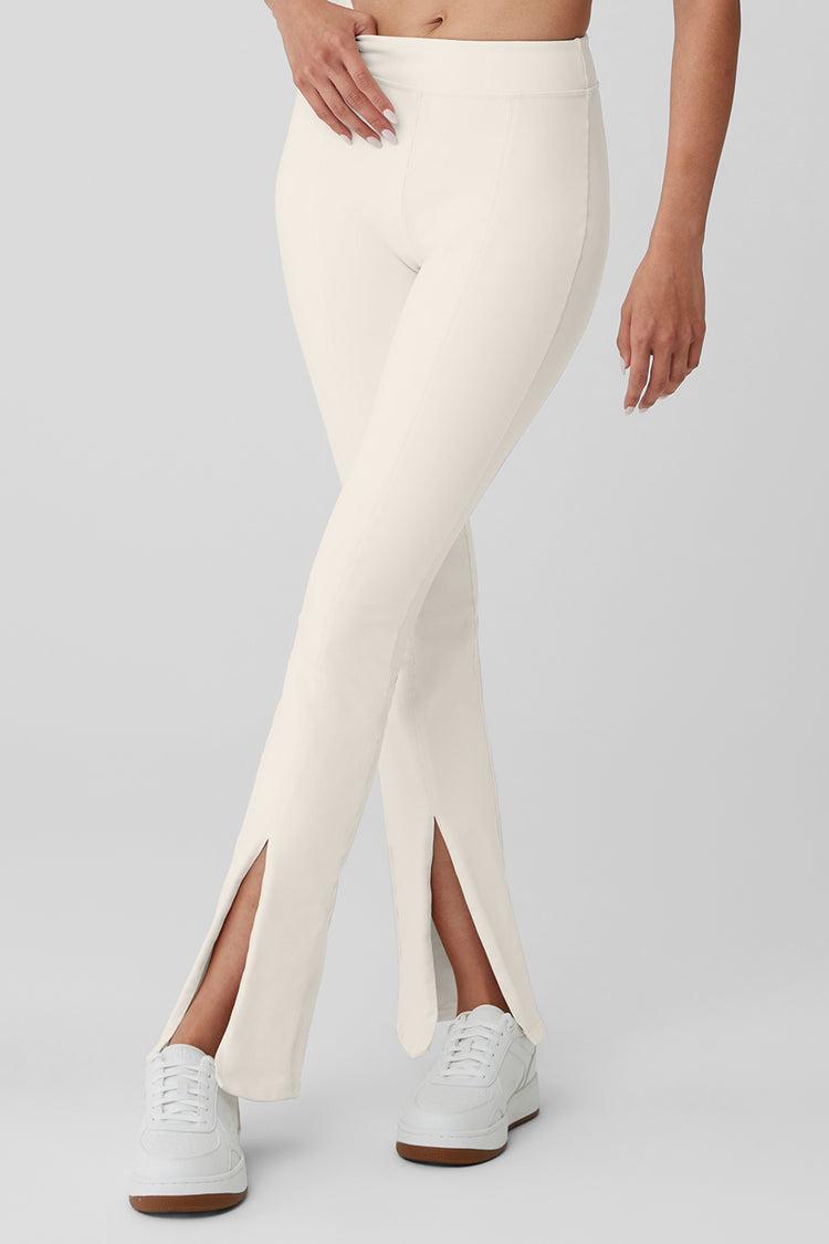 Airbrush High-Waist Flutter Legging - Ivory Product Image