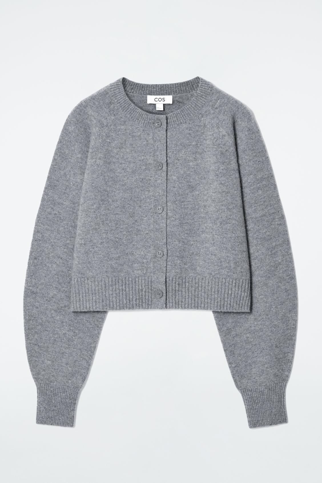 CROPPED WOOL CARDIGAN Product Image