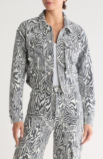 MOTHER The Out Of Pocket Jacket Hoofin' It (also In Xs, S,l, Xl) In White Product Image