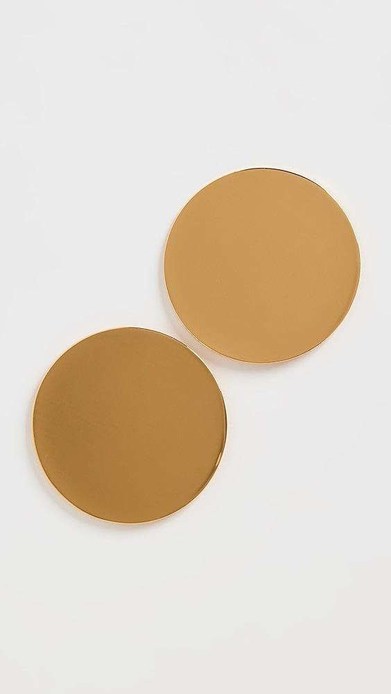 Aureum Celia Reflective Circular Earrings | Shopbop Product Image