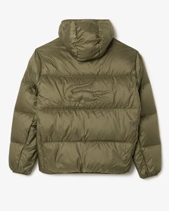 Short Water-Repellent Hooded Puffed Jacket Product Image