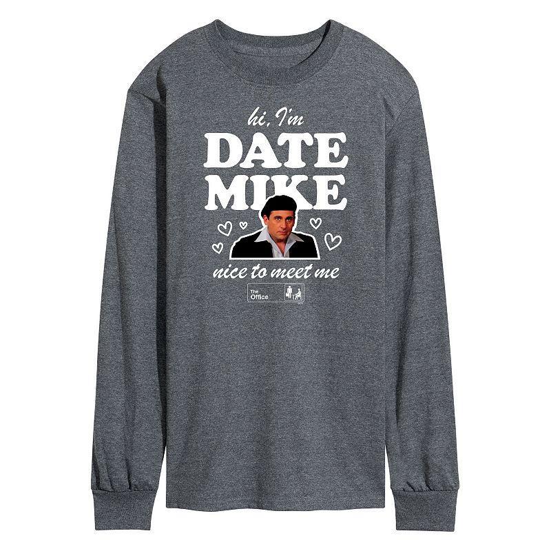 Men's The Office Hi I'm Date Mike Tee, Size: Medium, Gray Product Image