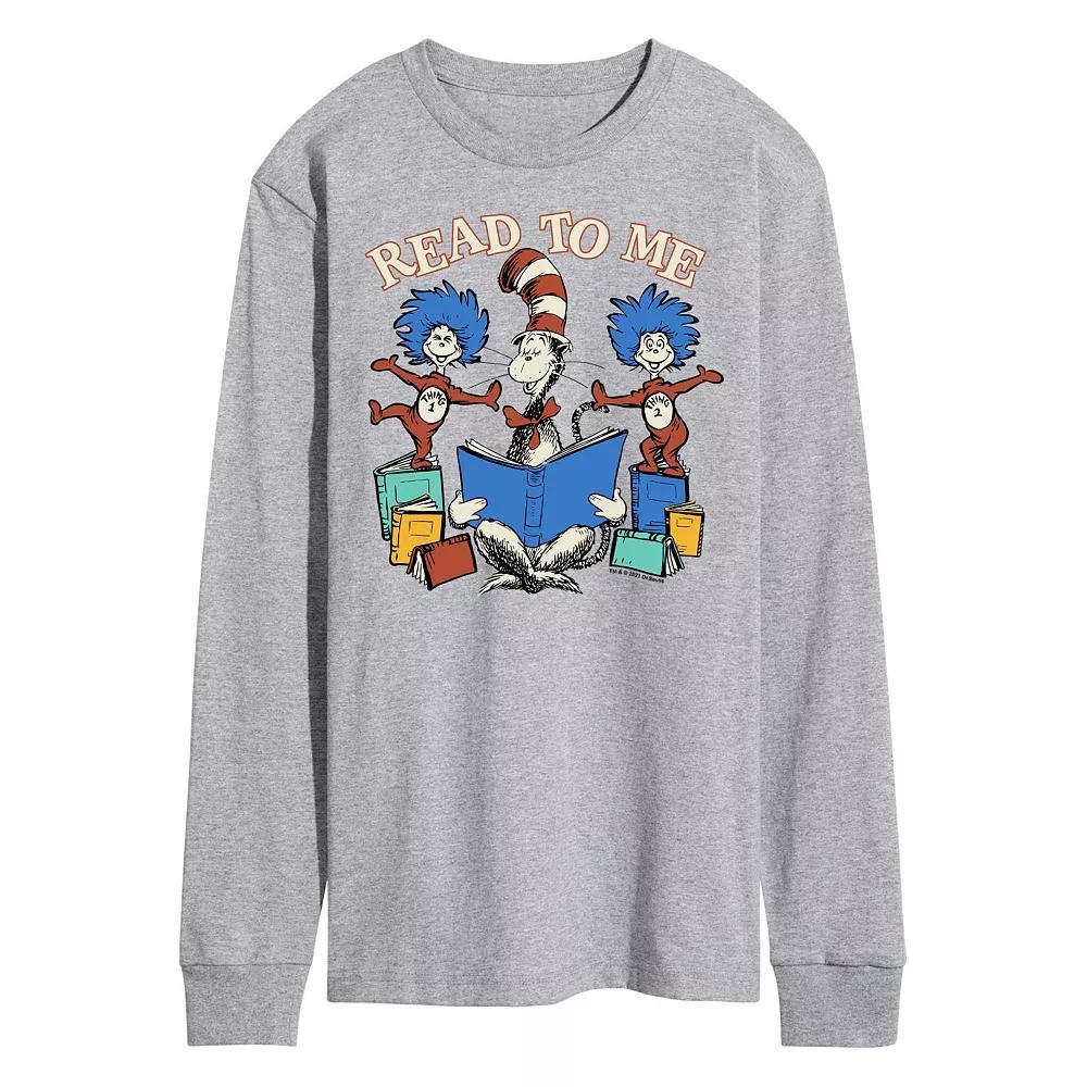 Men's Dr. Seuss Read To Me Long Sleeve Graphic Tee,  Product Image