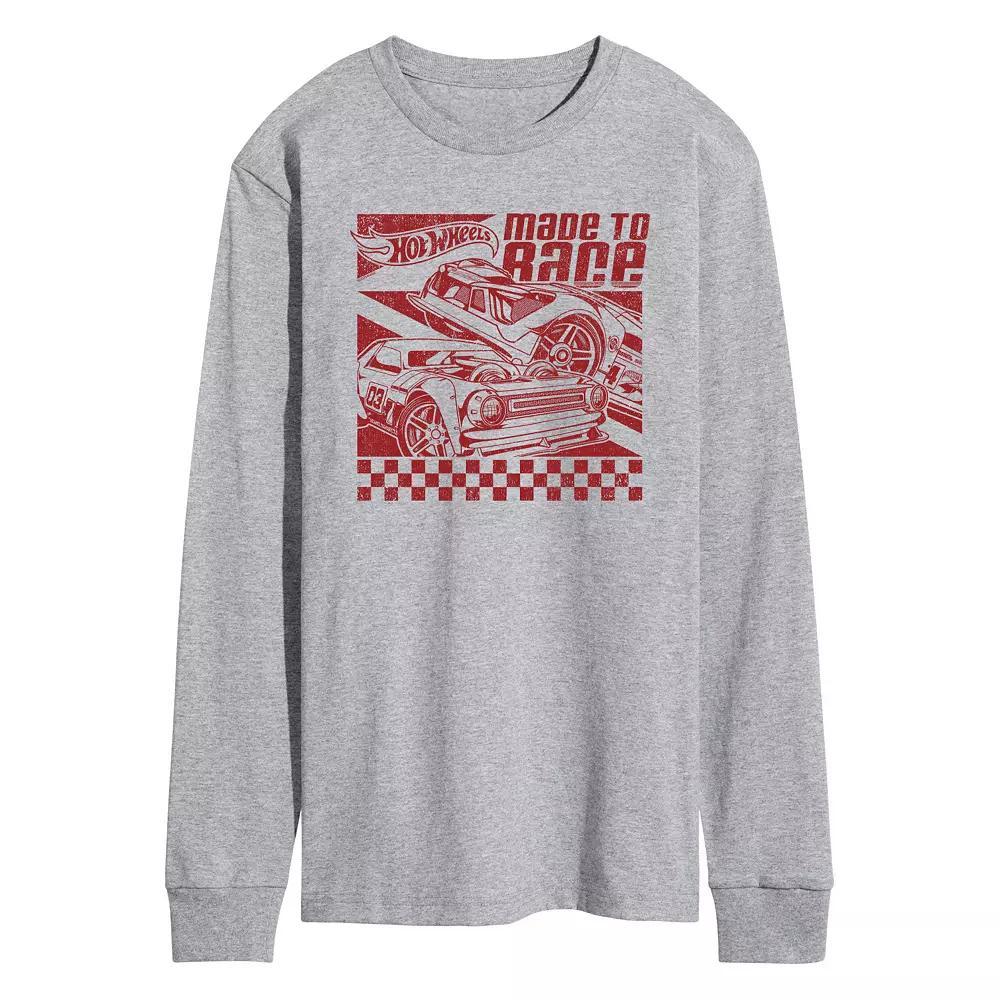 Men's Hot Wheels Made To Race Long Sleeve Graphic Tee,  Product Image