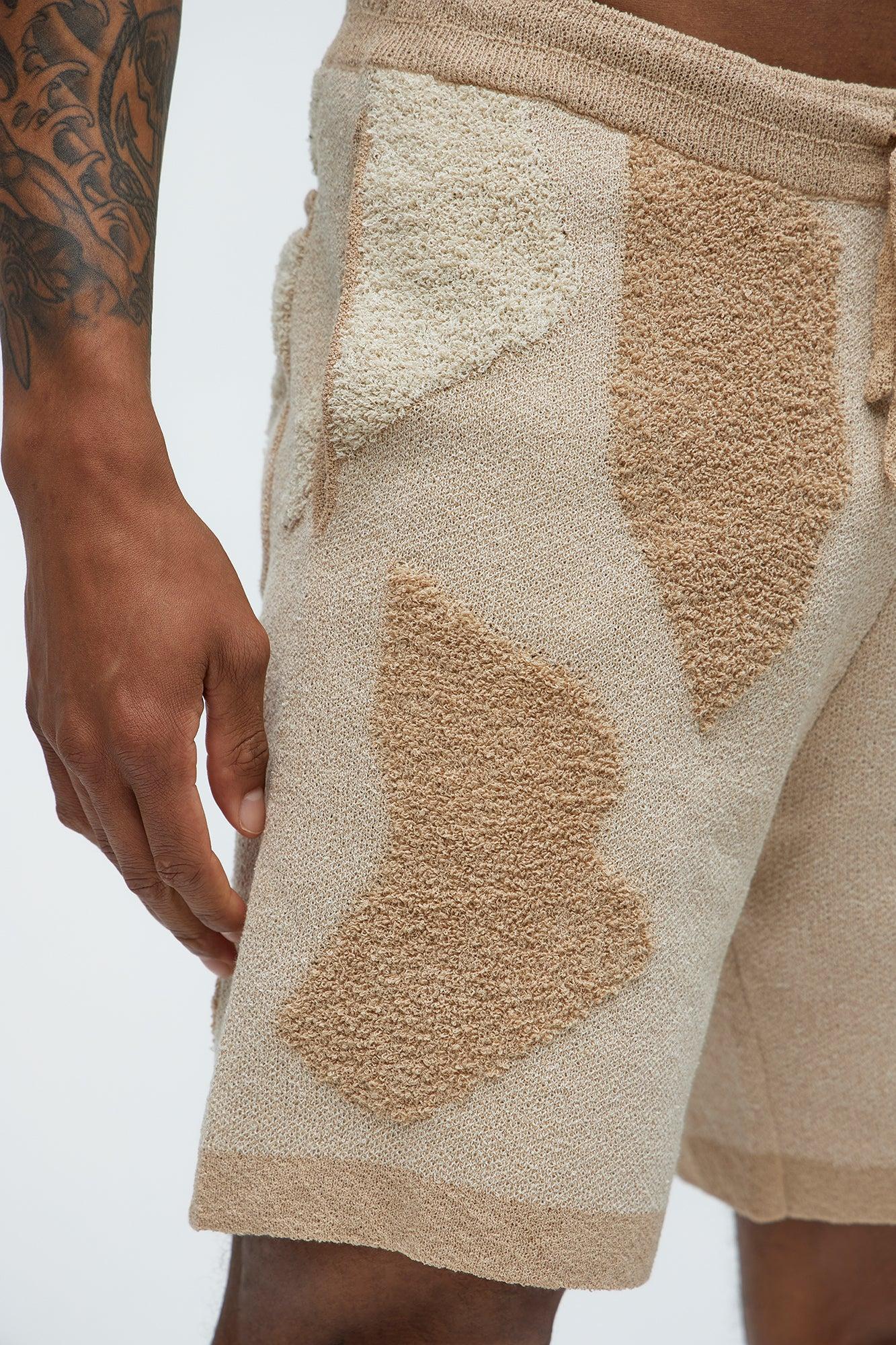 Auron Knitted Shorts - Off White Product Image