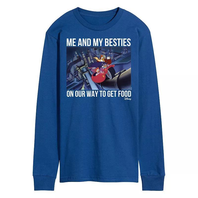 Disneys Darkwing Duck Mens Besties Long Sleeve Graphic Tee Product Image