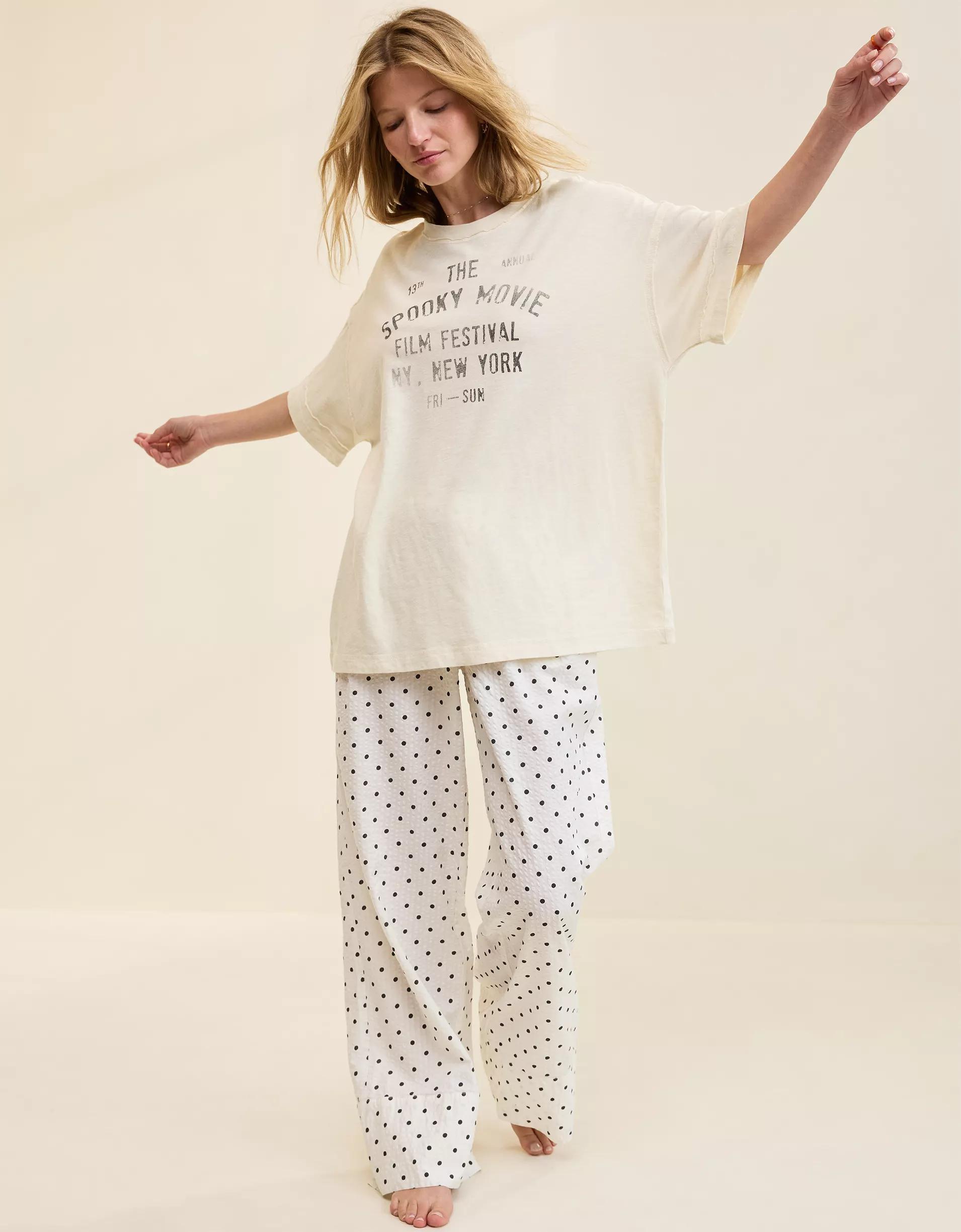 Aerie Oversized Crew Boyfriend T-Shirt Product Image