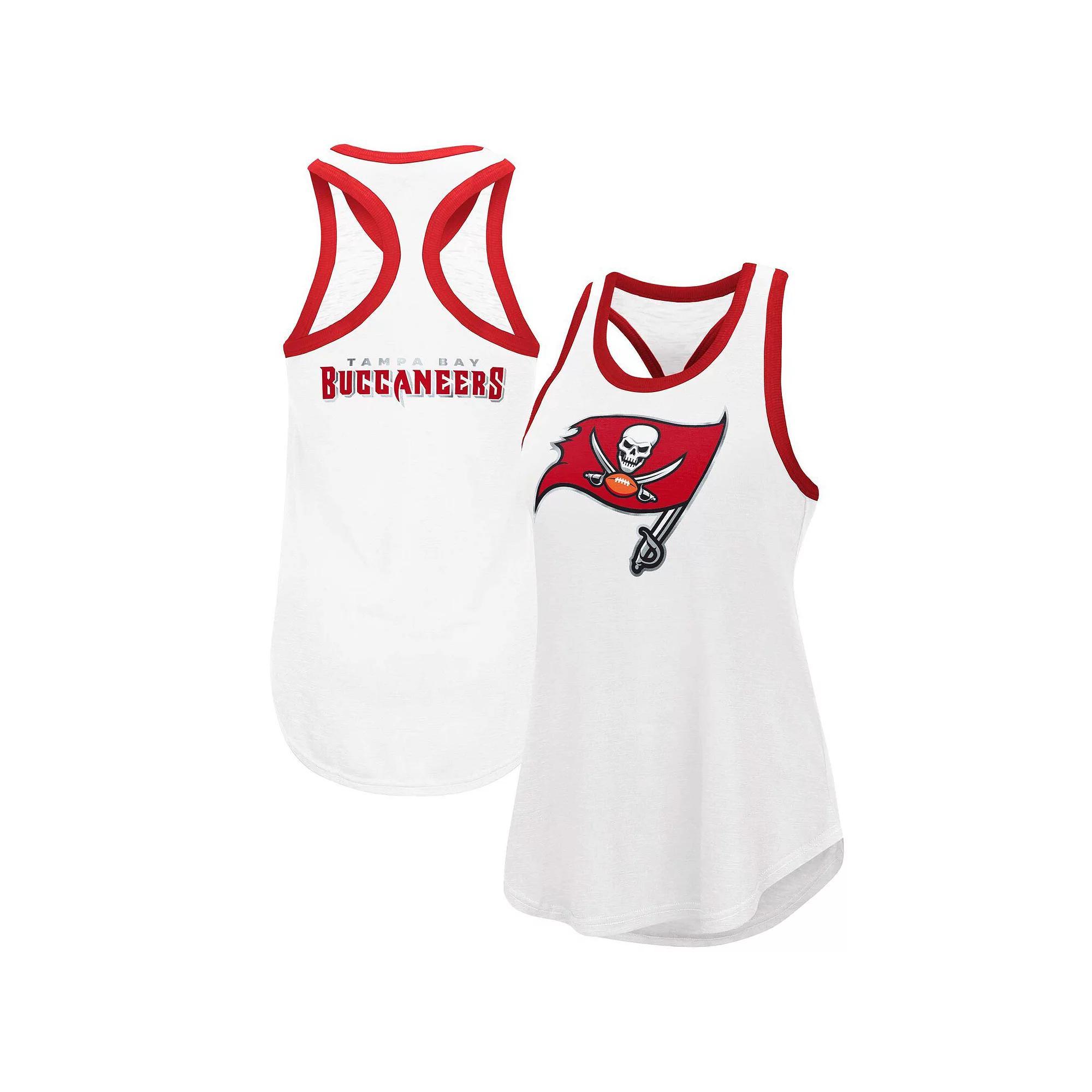 Women's G-III 4Her by Carl Banks White Tampa Bay Buccaneers Tater Tank Top, Size: XS Product Image