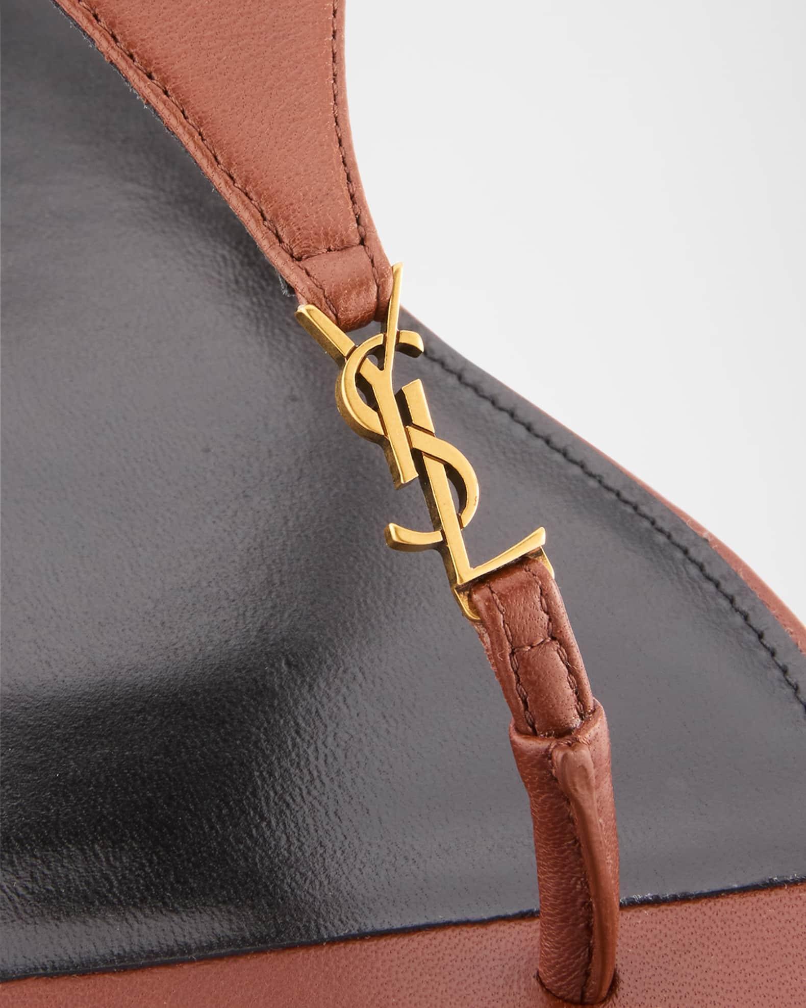 Cassandra YSL Smooth Leather Sandals Product Image