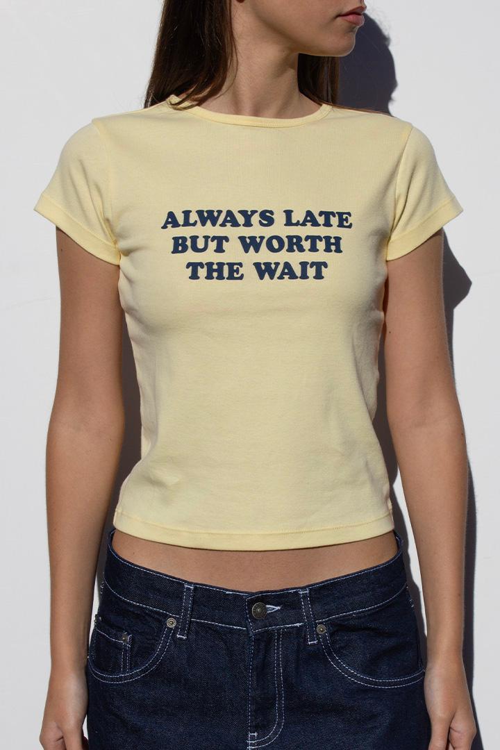 Always late T-shirt Product Image