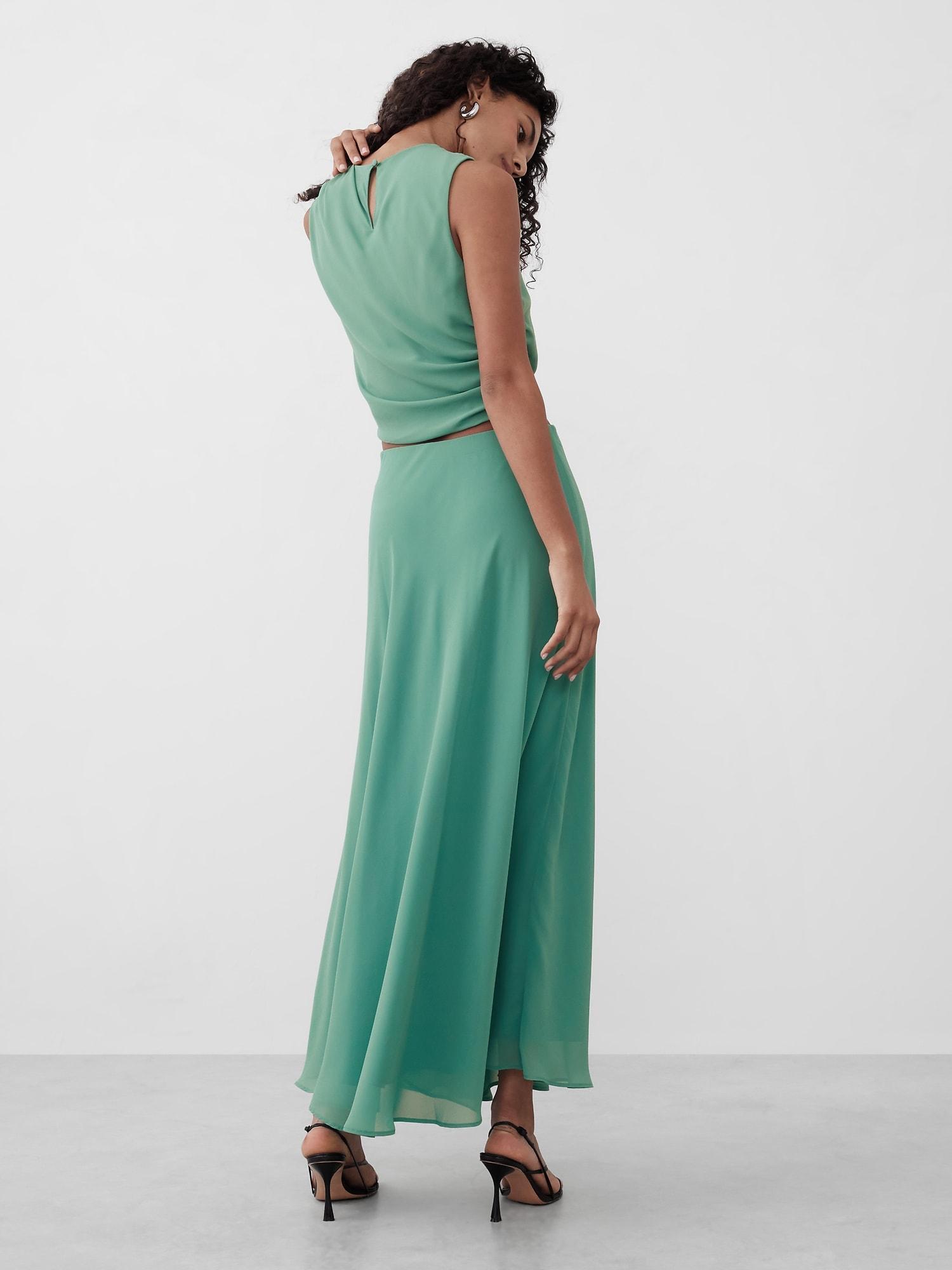 Chiffon Maxi Skirt Product Image