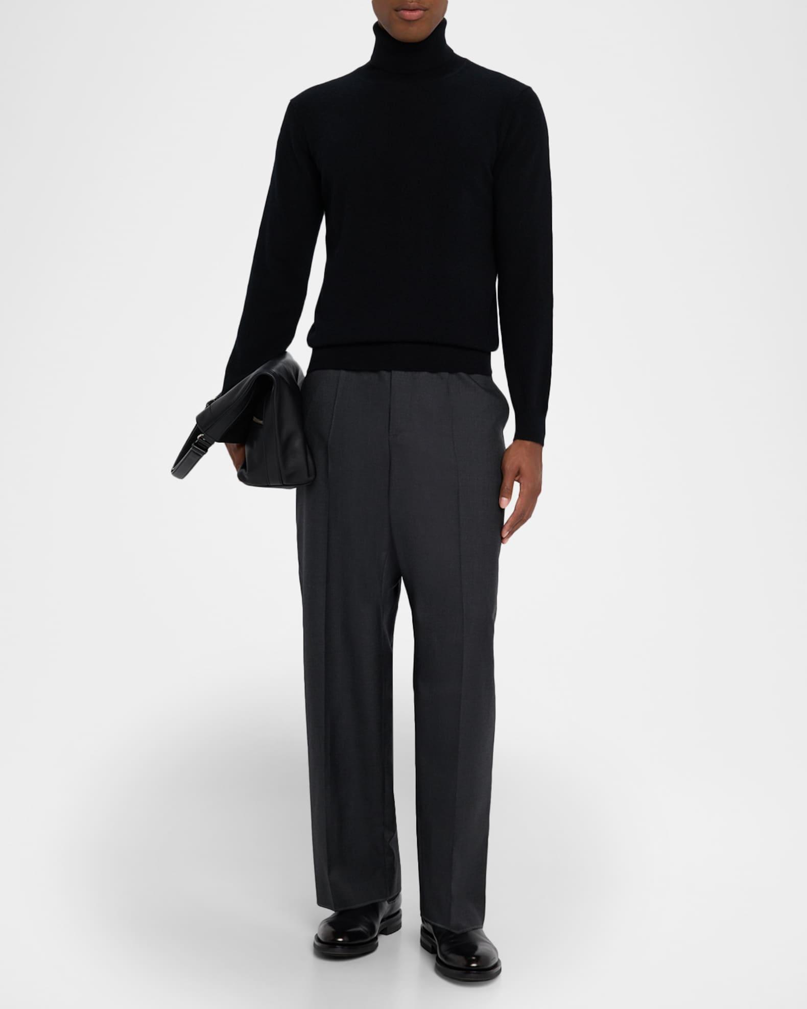 Men's Cashmere Turtleneck Sweater Product Image