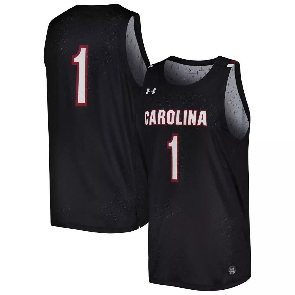 Men's Under Armour Black South Carolina Gamecocks Replica Basketball Jersey,  Product Image