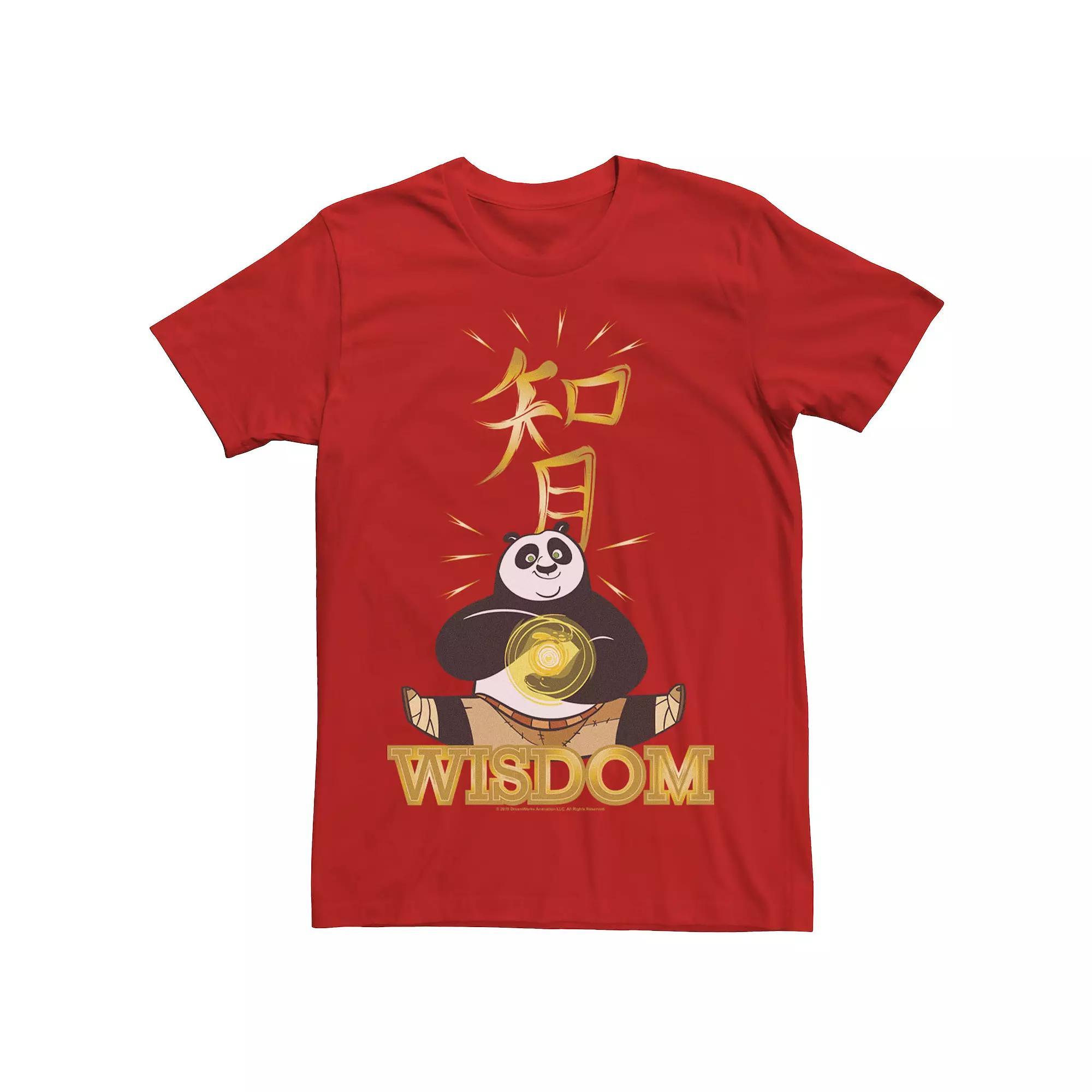 Men's Kung Fu Panda Wisdom Tee, Size: Medium, Red Product Image