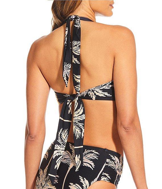 Gibson & Latimer West Palms Side Shirred Mid Rise Swim Bottom Product Image