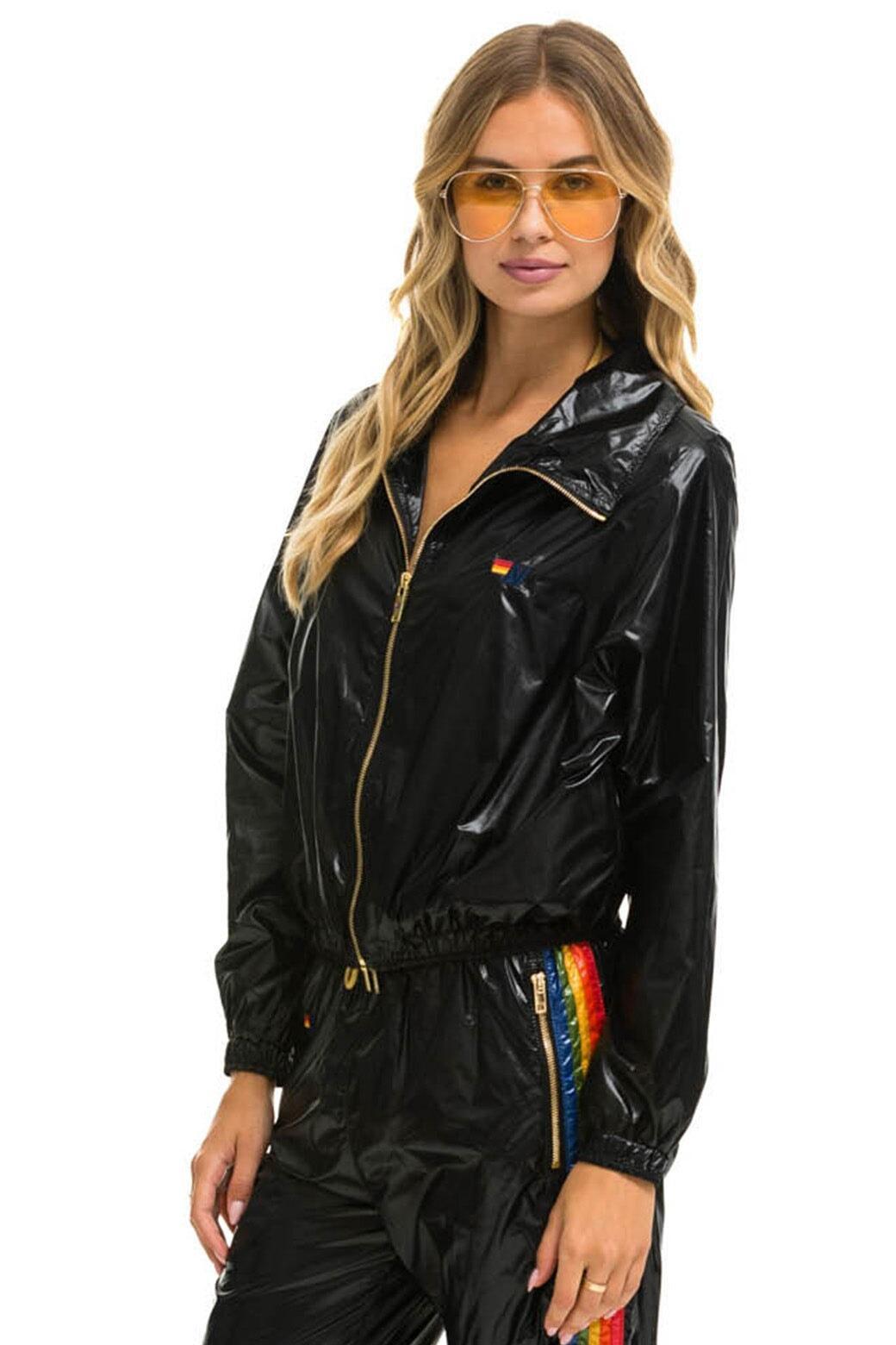 BASIC WINDBREAKER -  BLACK Female Product Image