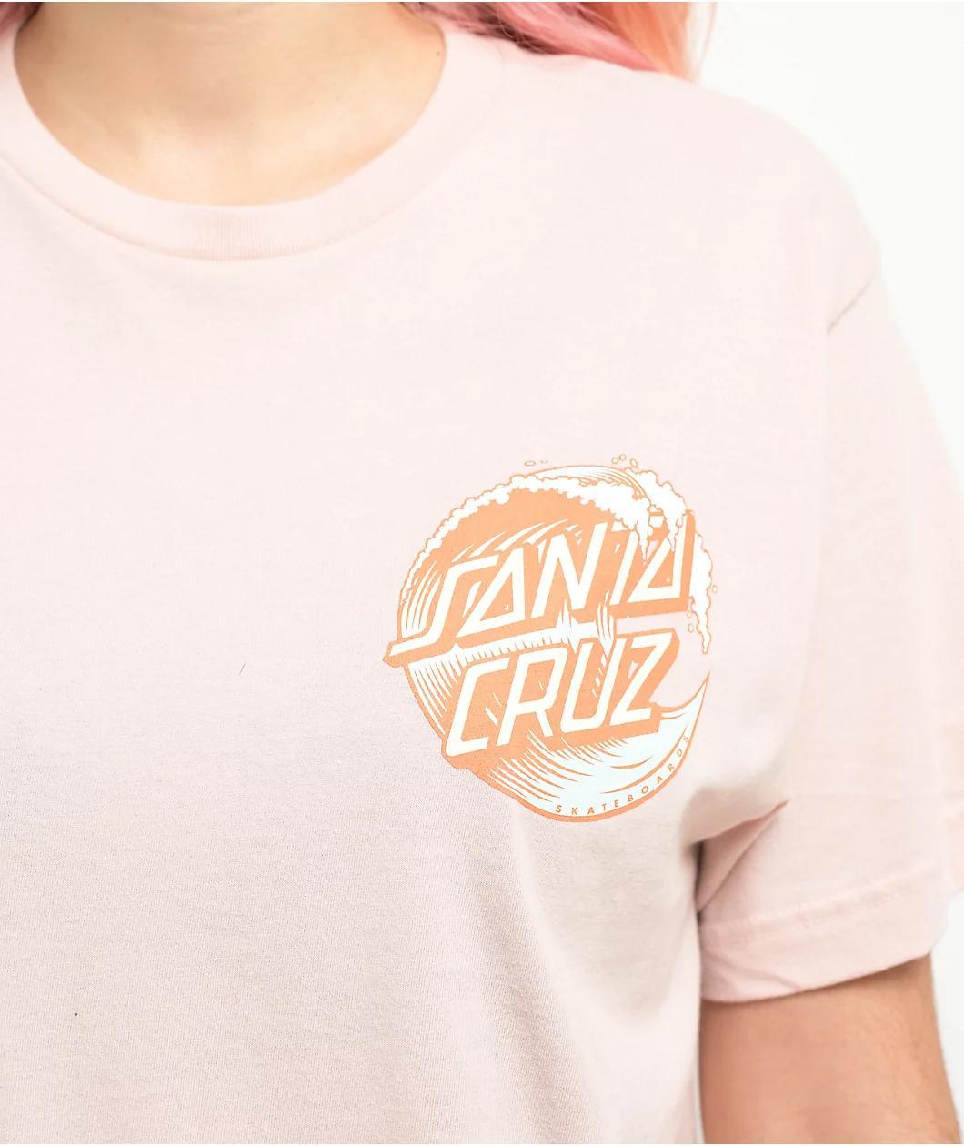Santa Cruz Wave Dot Blush T-Shirt Product Image