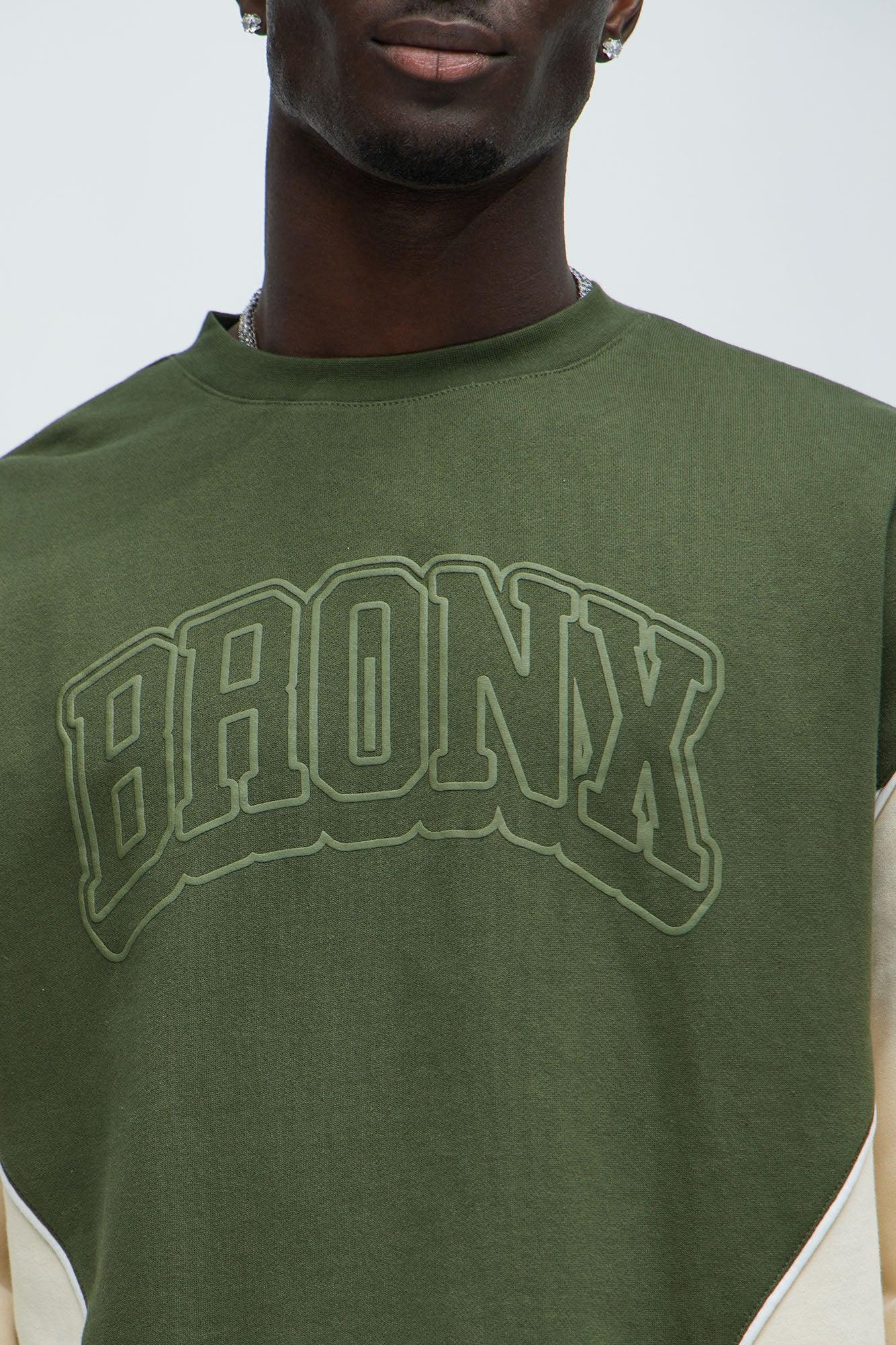 Bronx Crewneck Sweatshirt - Olive Product Image