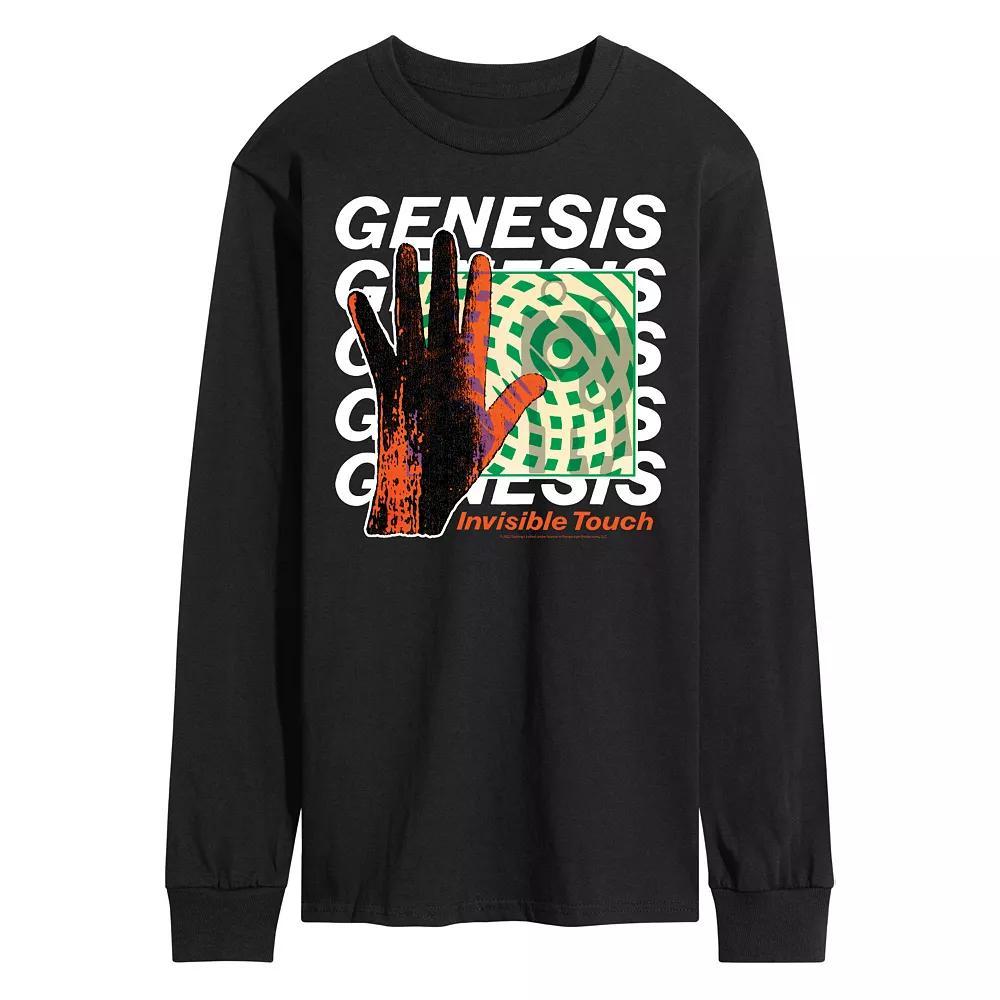 Men's Genesis Invisible Touch Long Sleeve Graphic Tee, Size: Medium, Black Product Image