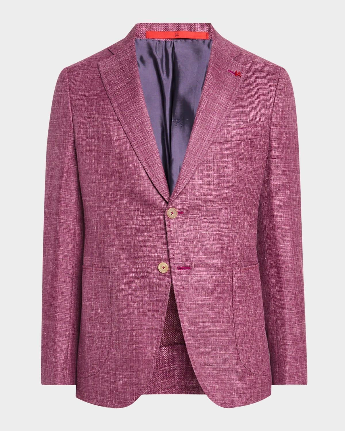 Men's Textured Wool-Blend Blazer Product Image